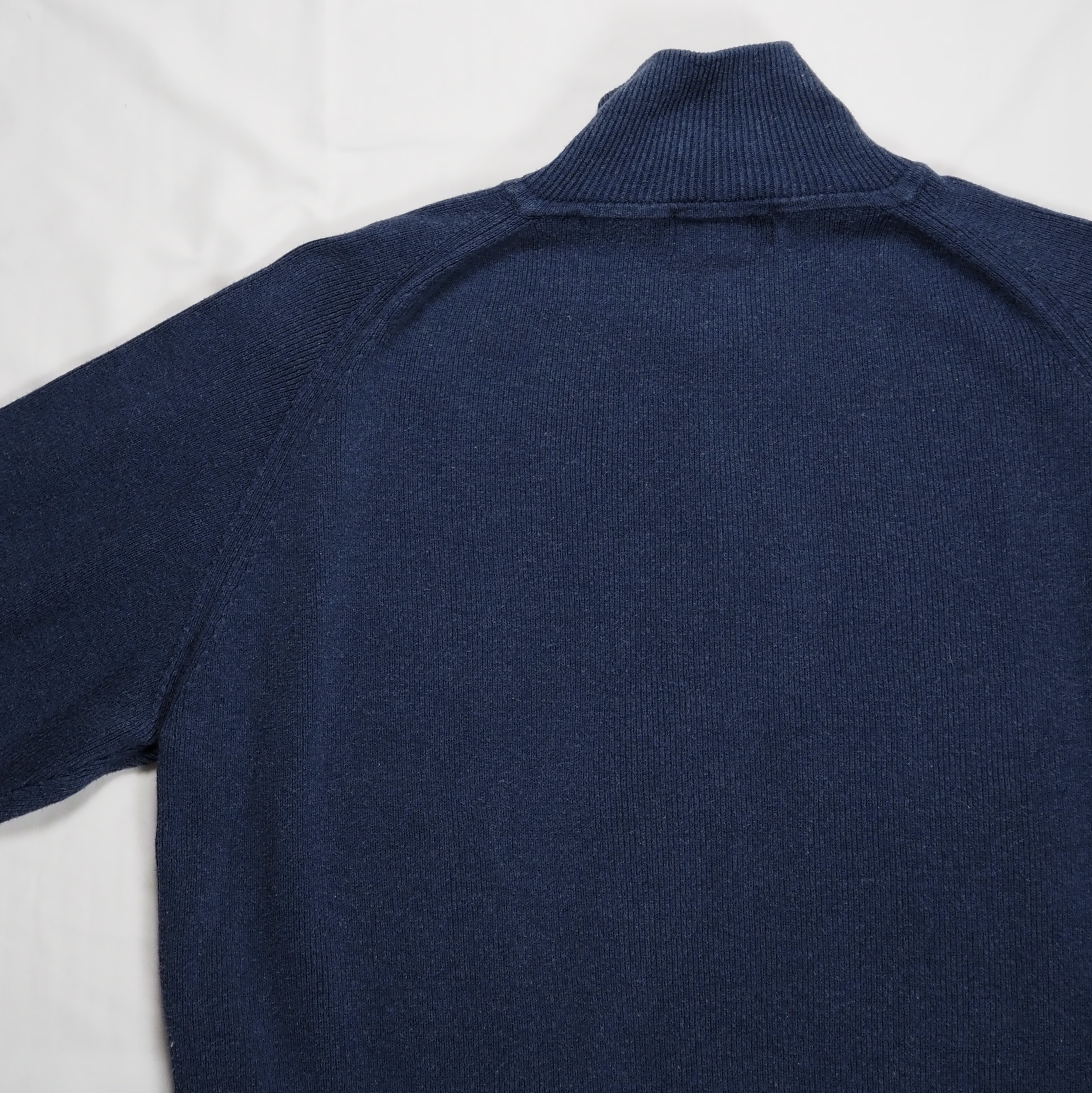 90’s Eddie Bauer コットンニット ハーフジップ Lサイズ の画像 10