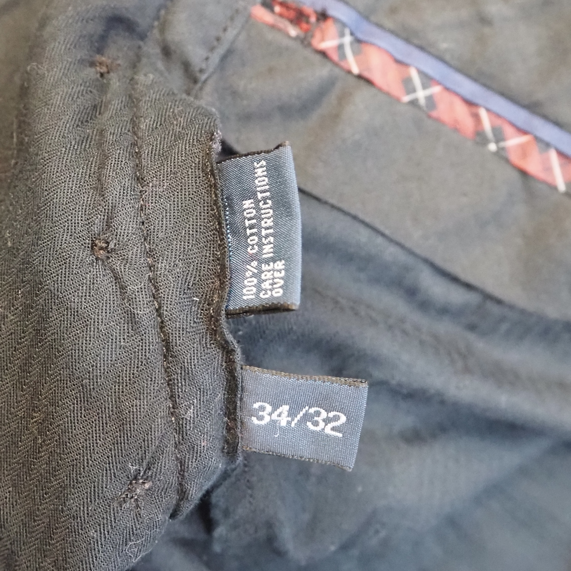 90’s Ralph Lauren ベロアパンツ ブラック 34×32 の画像 10