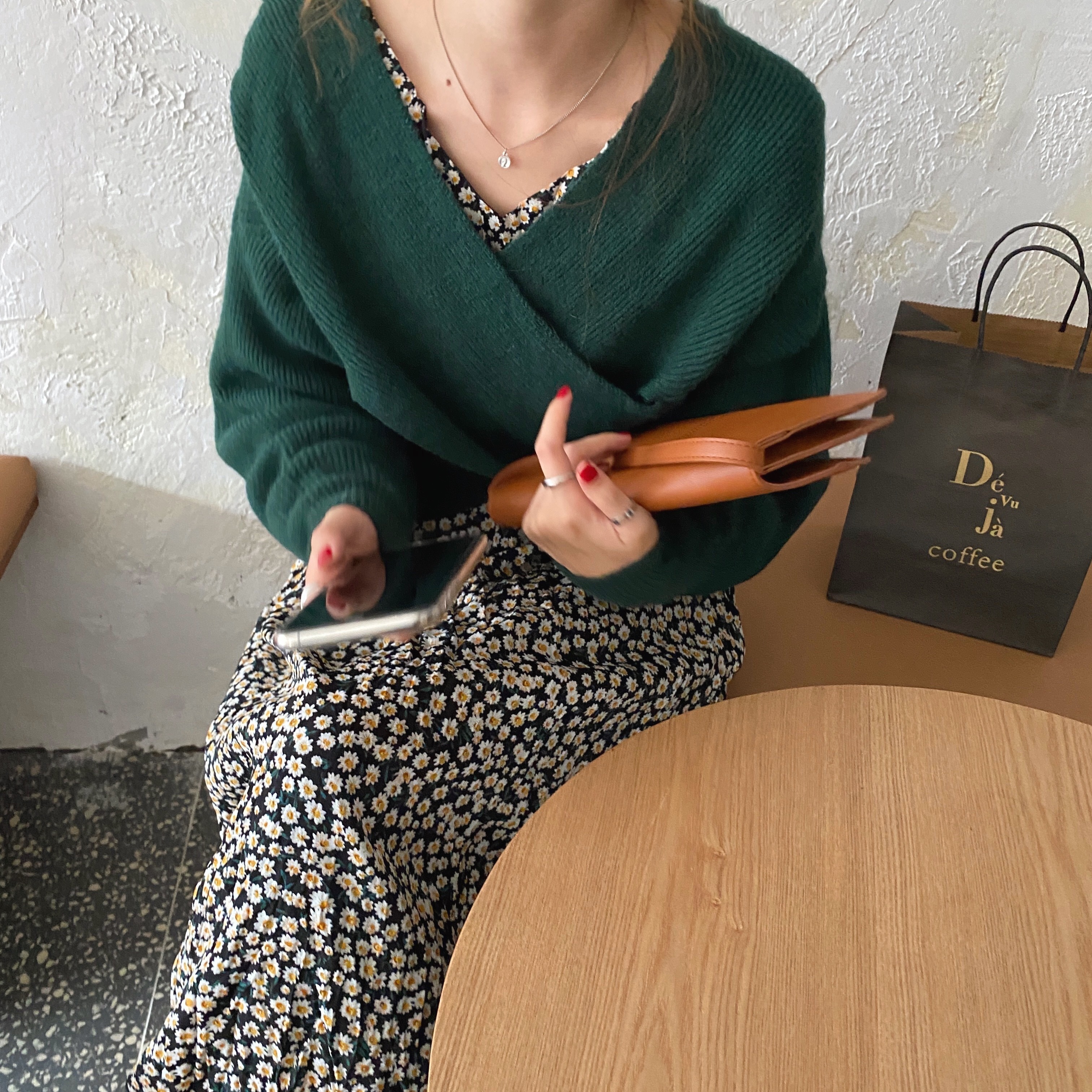 セット商品 クロスプルオーバーニット ワンピース Cp1113 Centifoliaf センチフォリア