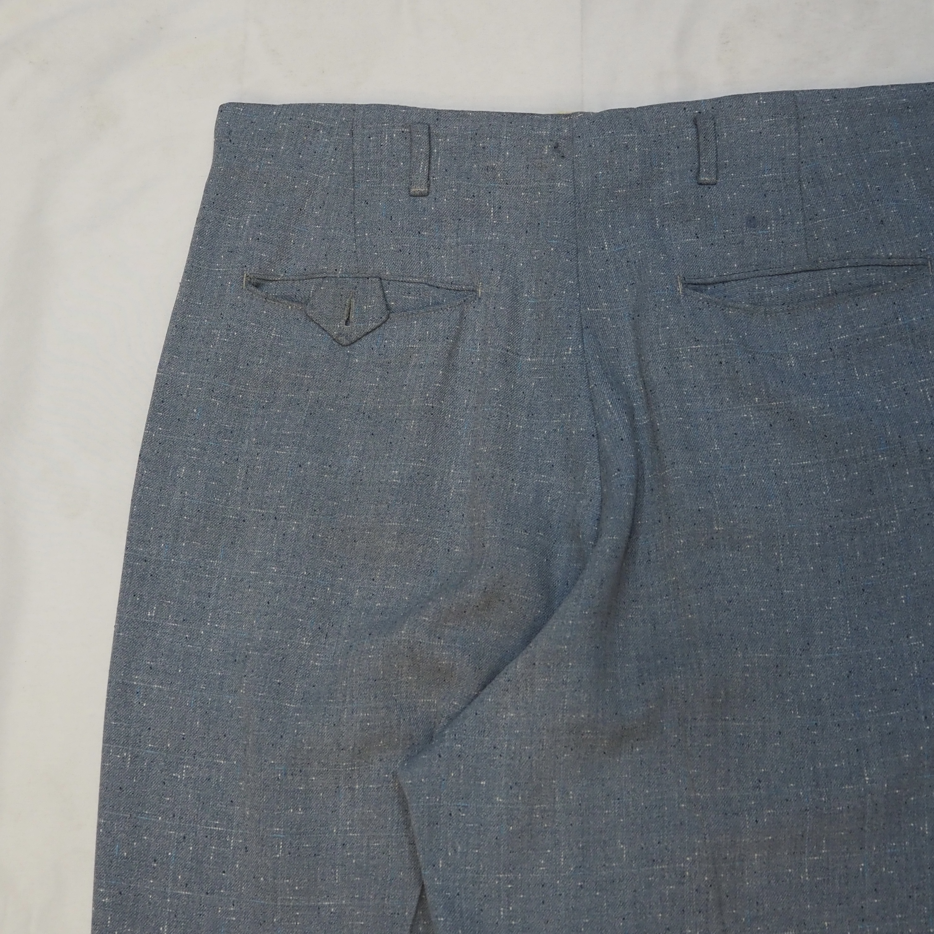 50’s Vintage Rayon Gabardine Slacks 33×28 の画像 11