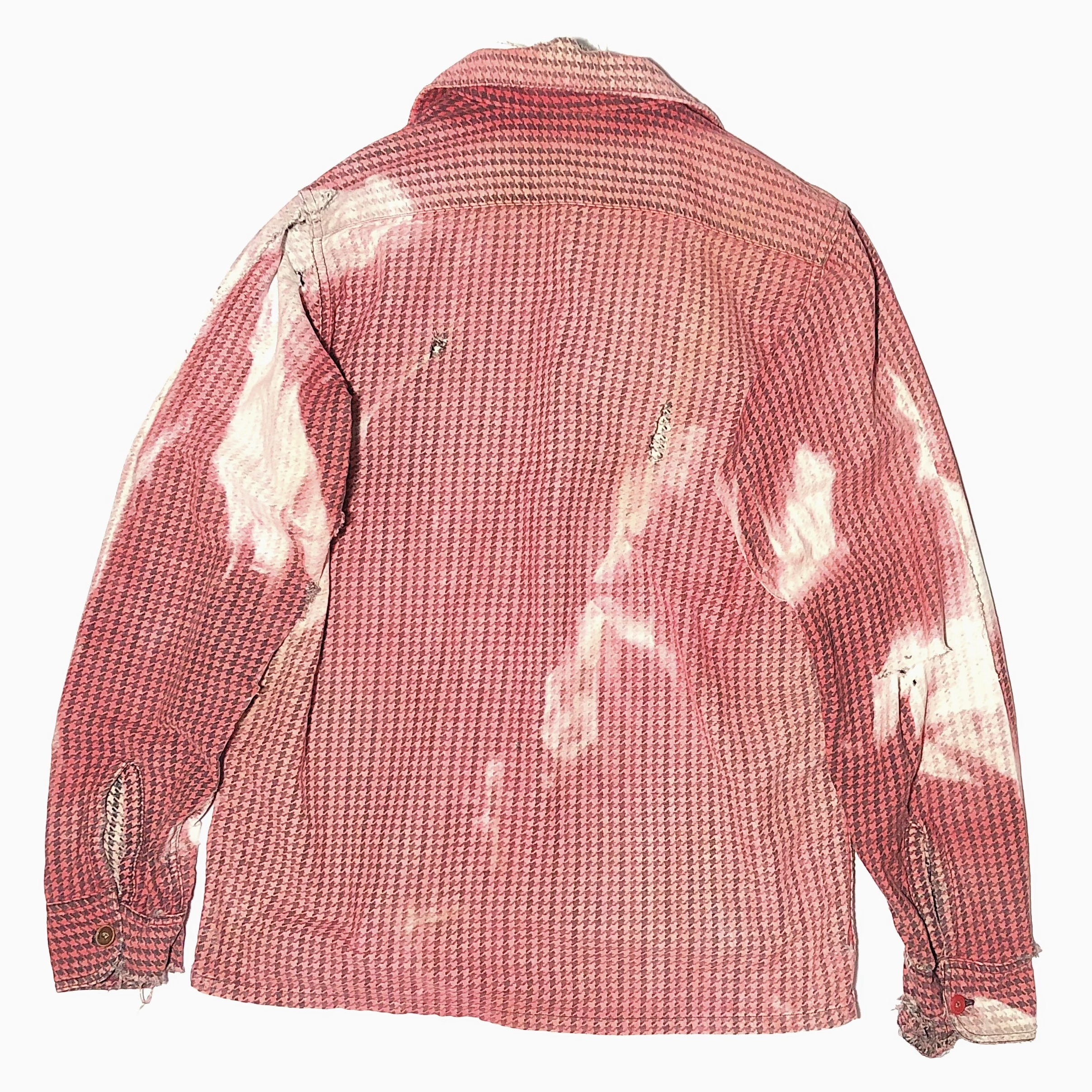 Vintage 50's【PENNEY'S】Grunge Houndstooth Shirt の画像 2