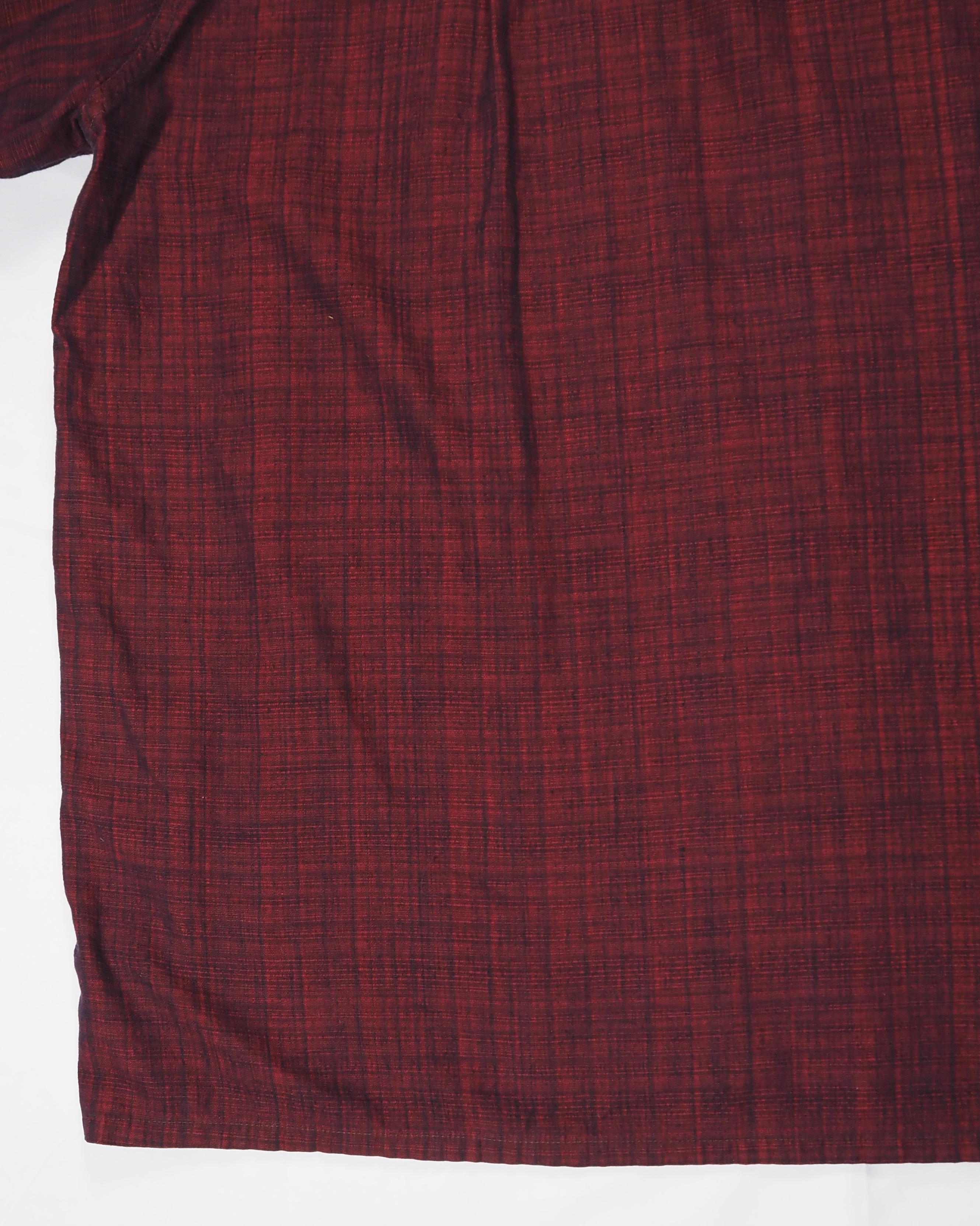 50’s-60’s The Bon Marche コットンシャツ XLサイズ レッド×ブラック の画像 16