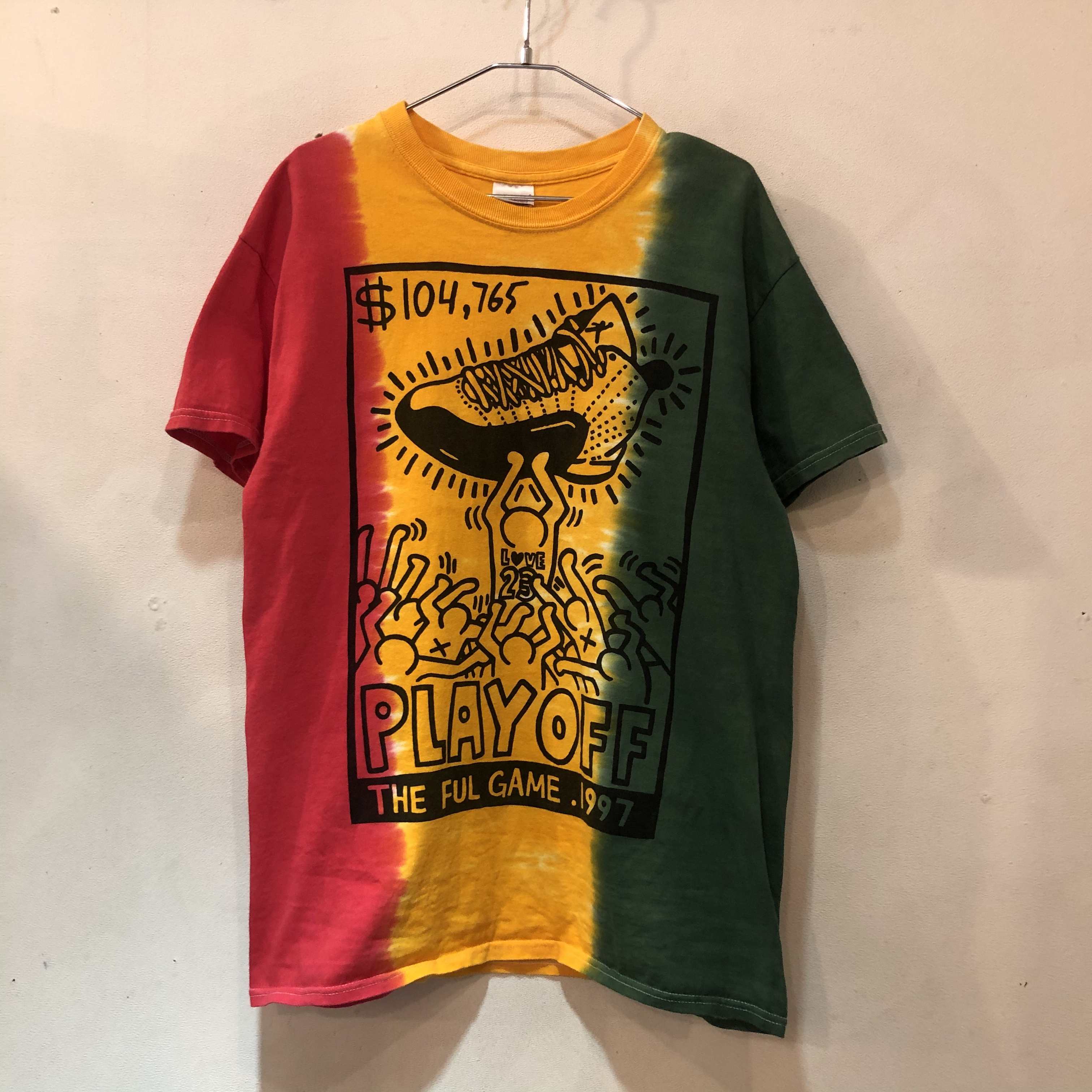 Keith Haring Air Jordan キースヘリング エアジョーダン Tシャツ タイダイ柄 M Room