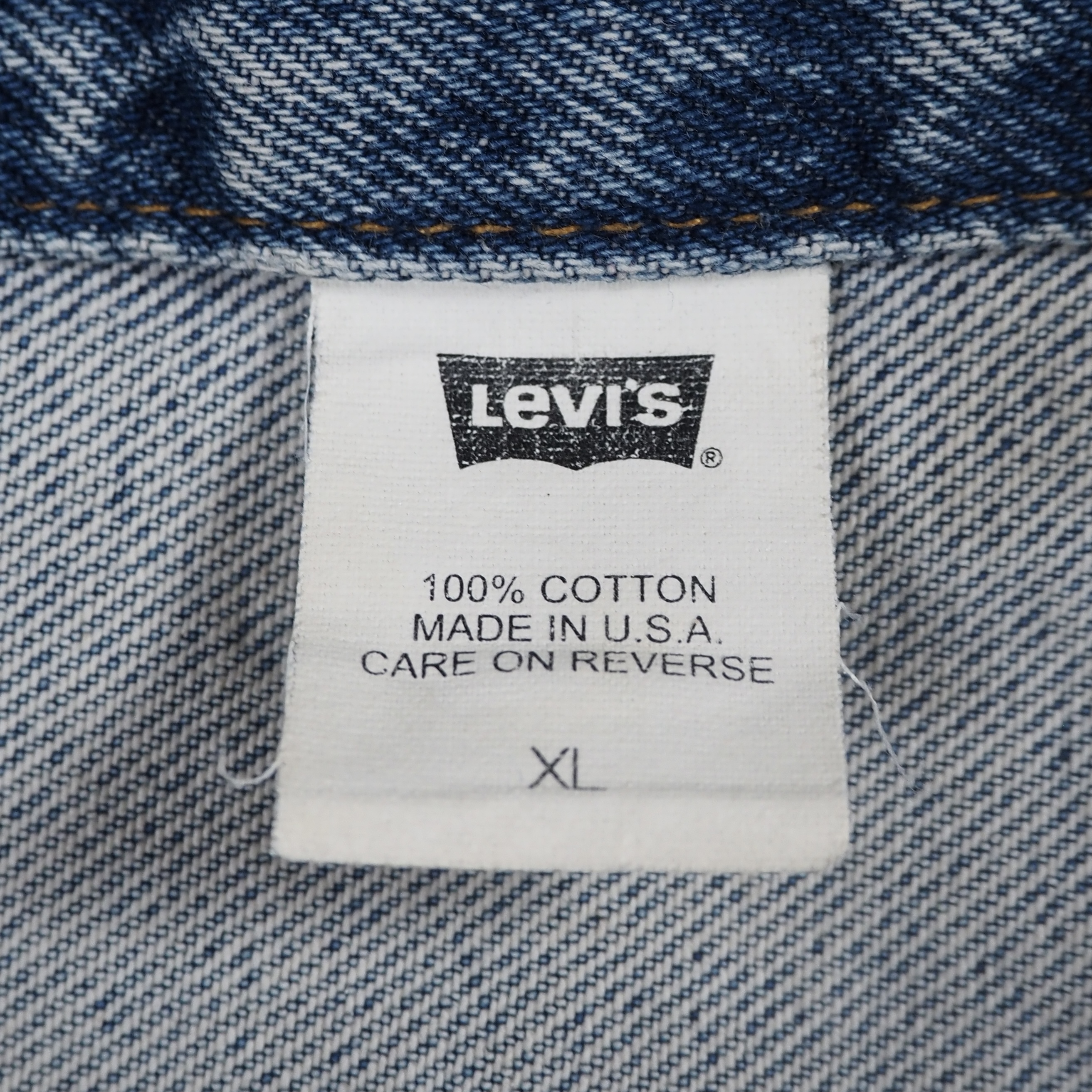 90’s Levi’s 70507 デニムトラッカージャケット XL アメリカ製 の画像 9