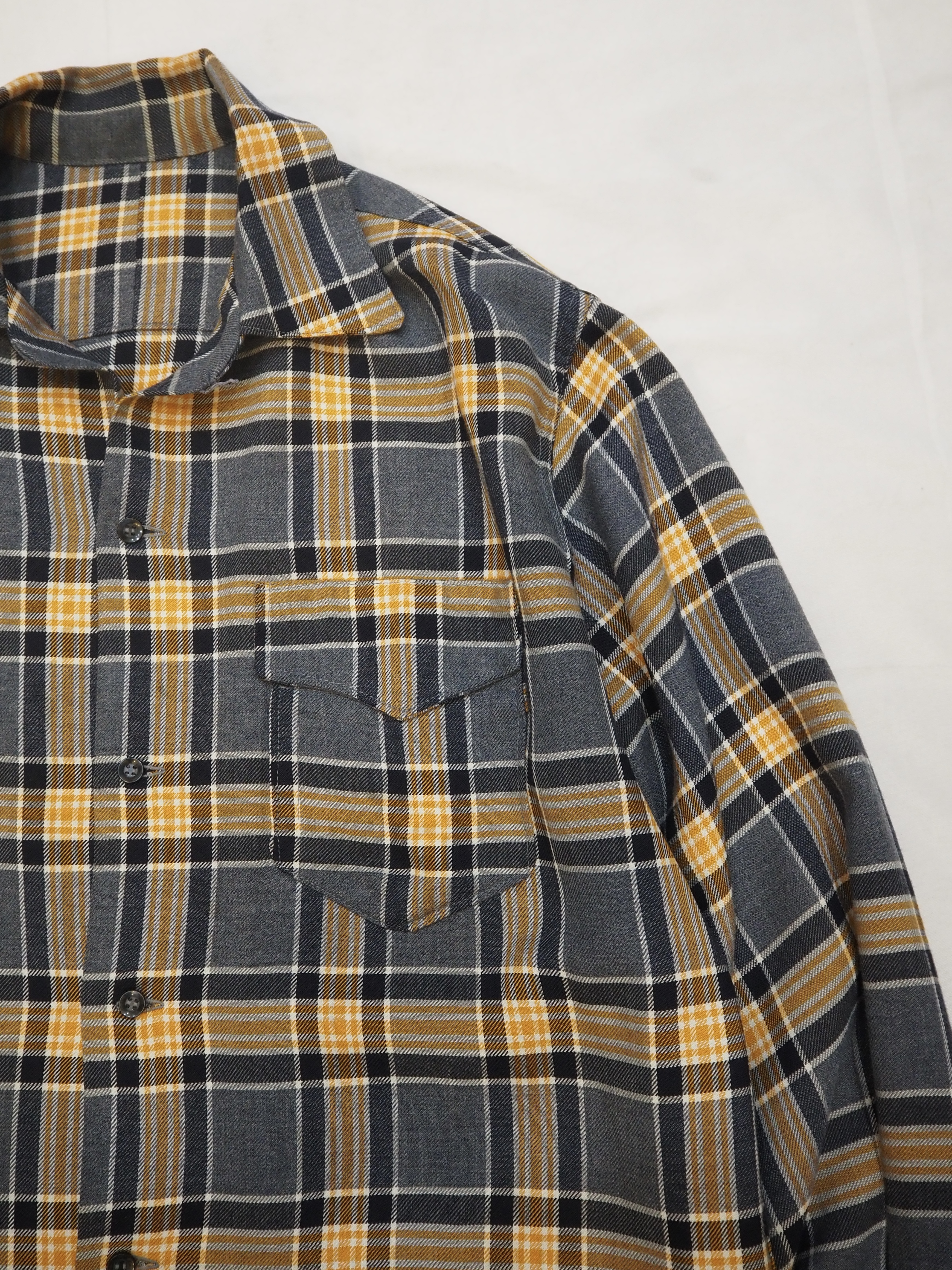 50’s Rayon Blend Button Up Shirt の画像 3