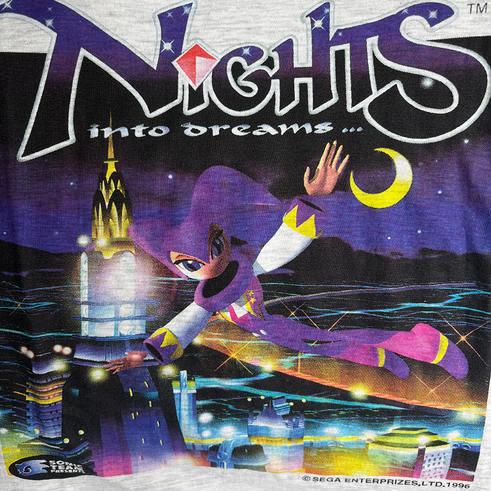 SEGA NIGHTS（ナイツ）NiGHTS into Dreams… Single Stitch【古着/T