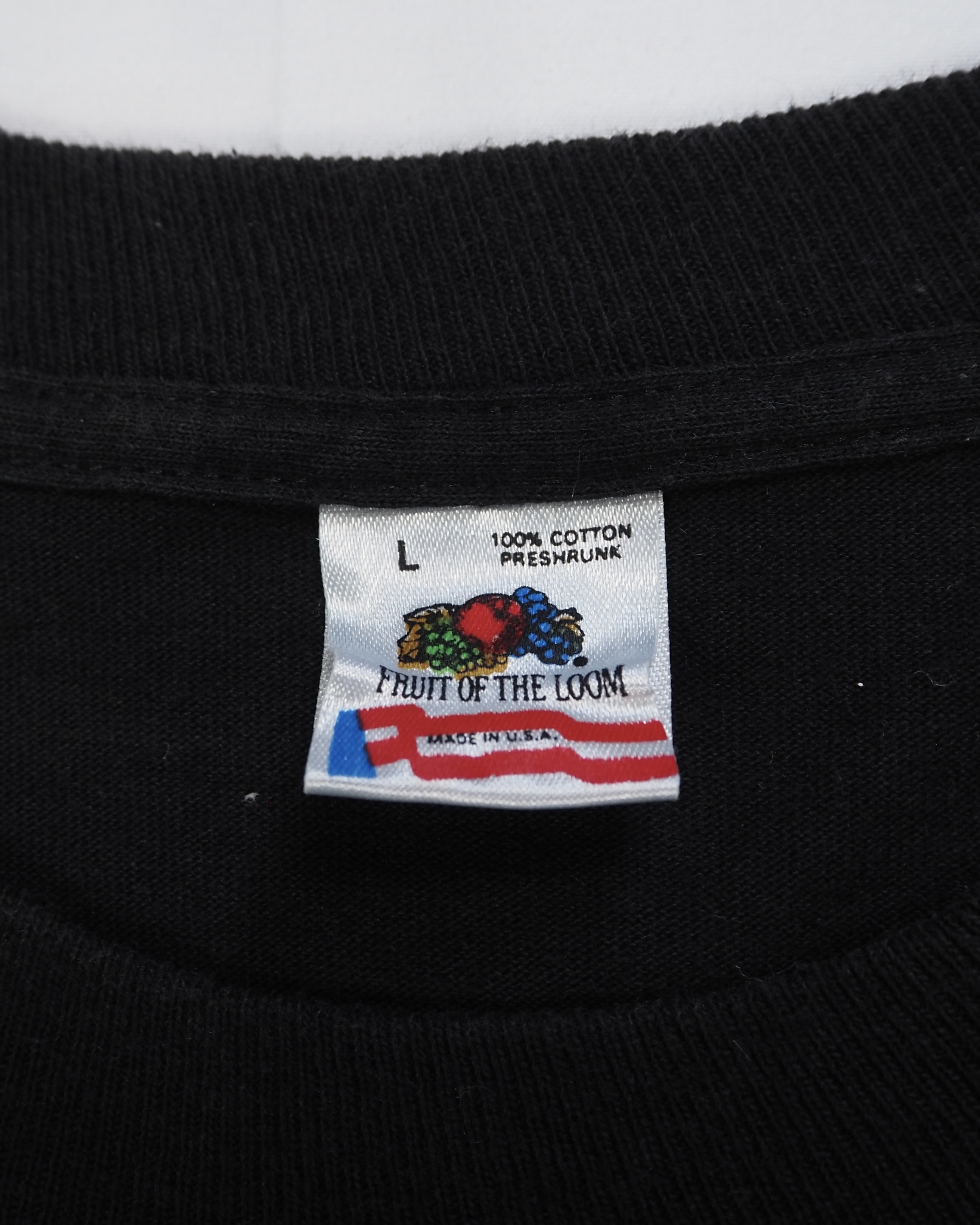 80’s フルーツ コウモリTシャツ 両面プリント Lサイズ の画像 8