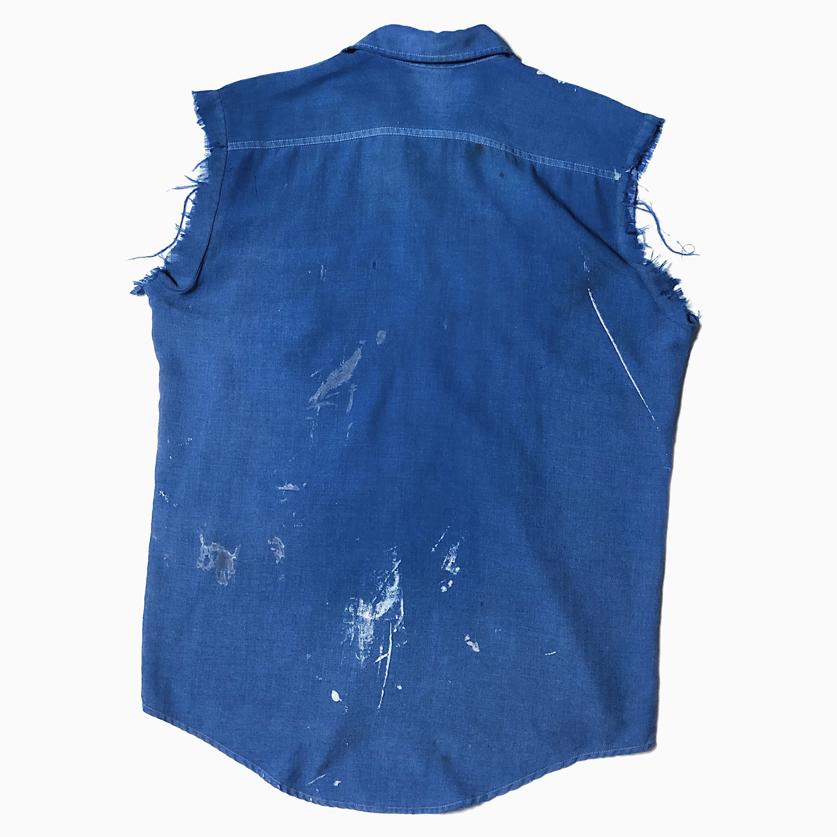 Vintage 80〜90's【CINTAS】Grunge Rayon Shirt Vest の画像 2