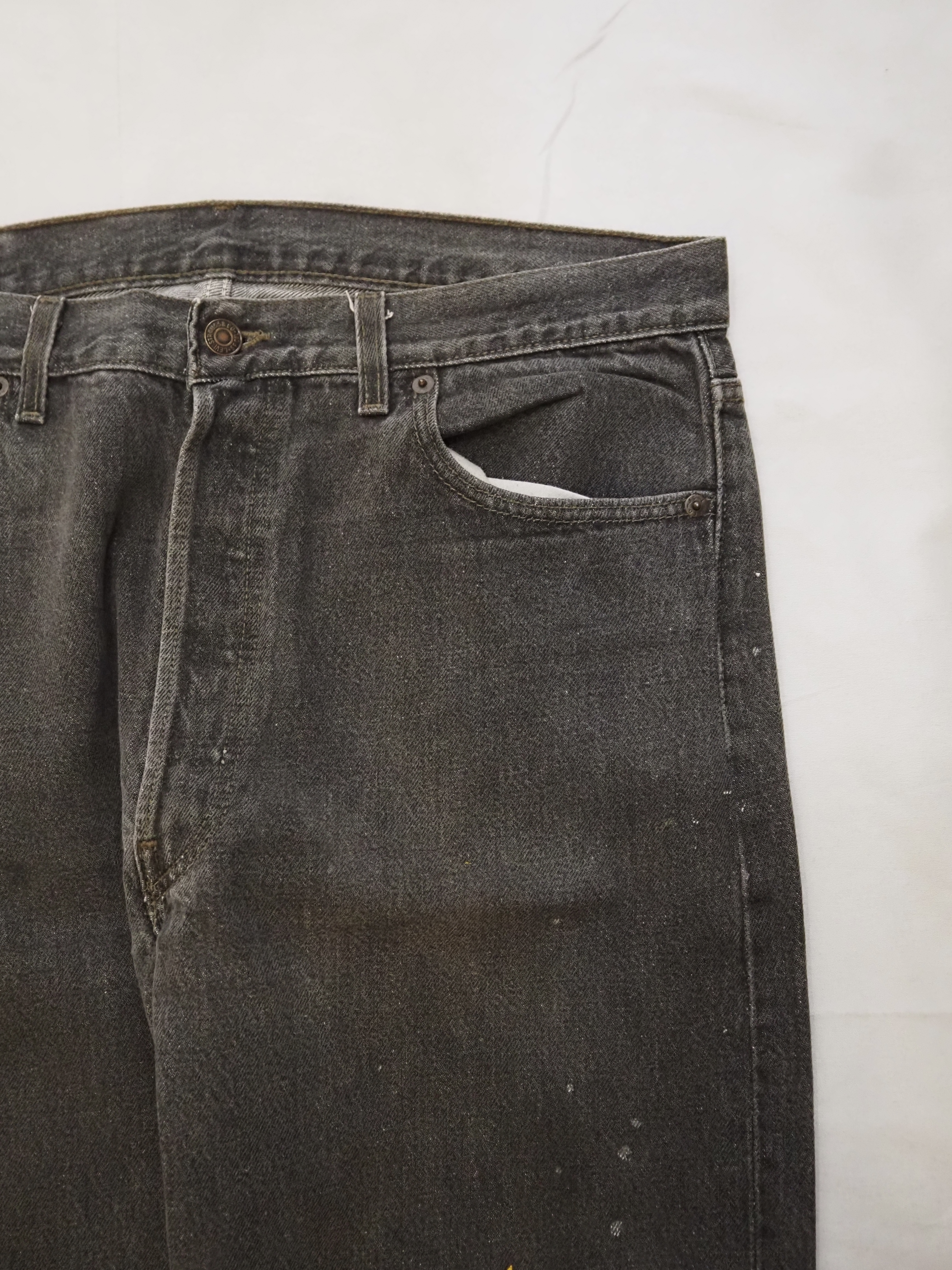 90’s Levi’s Black 501 “先染め" 36×32 の画像 5