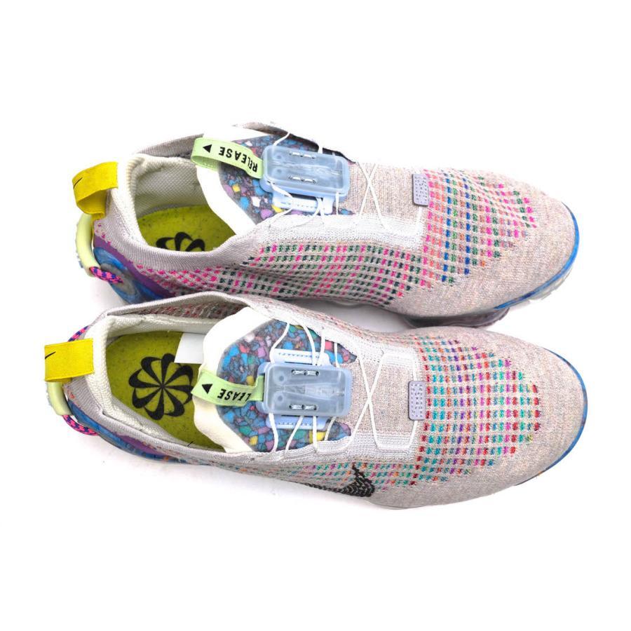NIKE ナイキ ローカットスニーカー メンズ CJ6740-001 AIR VAPORMAX 2020 FK Pure Platinum ヴェイパーマックス フライニット ピュアプラチナ リサイクル の画像 5