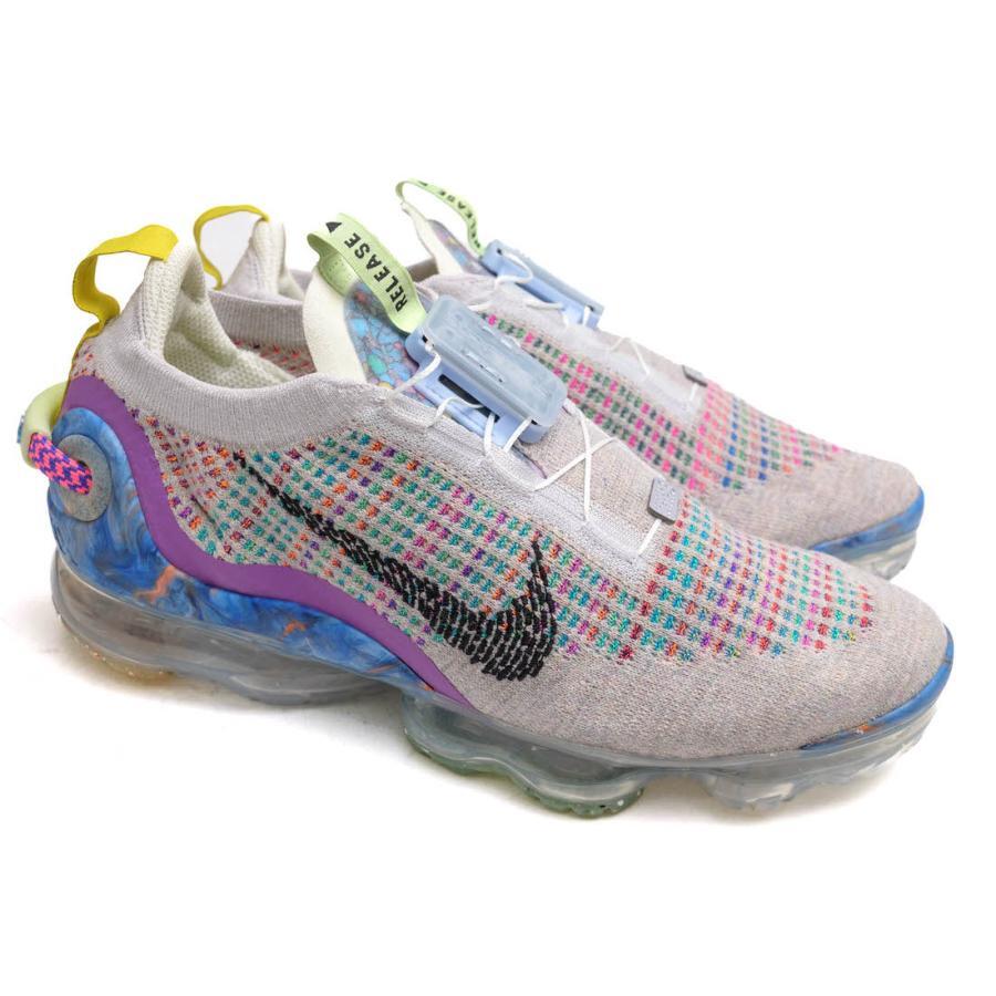 NIKE ナイキ ローカットスニーカー メンズ CJ6740-001 AIR VAPORMAX 2020 FK Pure Platinum ヴェイパーマックス フライニット ピュアプラチナ リサイクル の画像 2