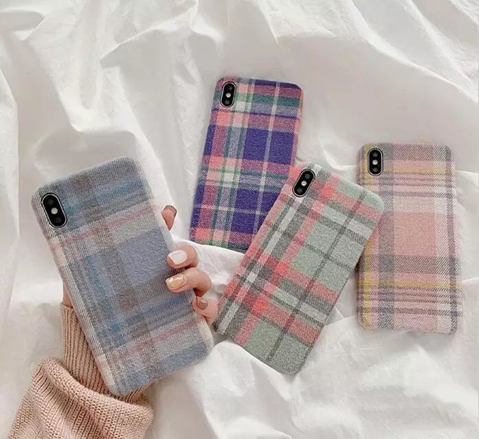 送料無料 予約商品 チェック 可愛い 冬 Iphoneケース スマホケース Selectshop Aya