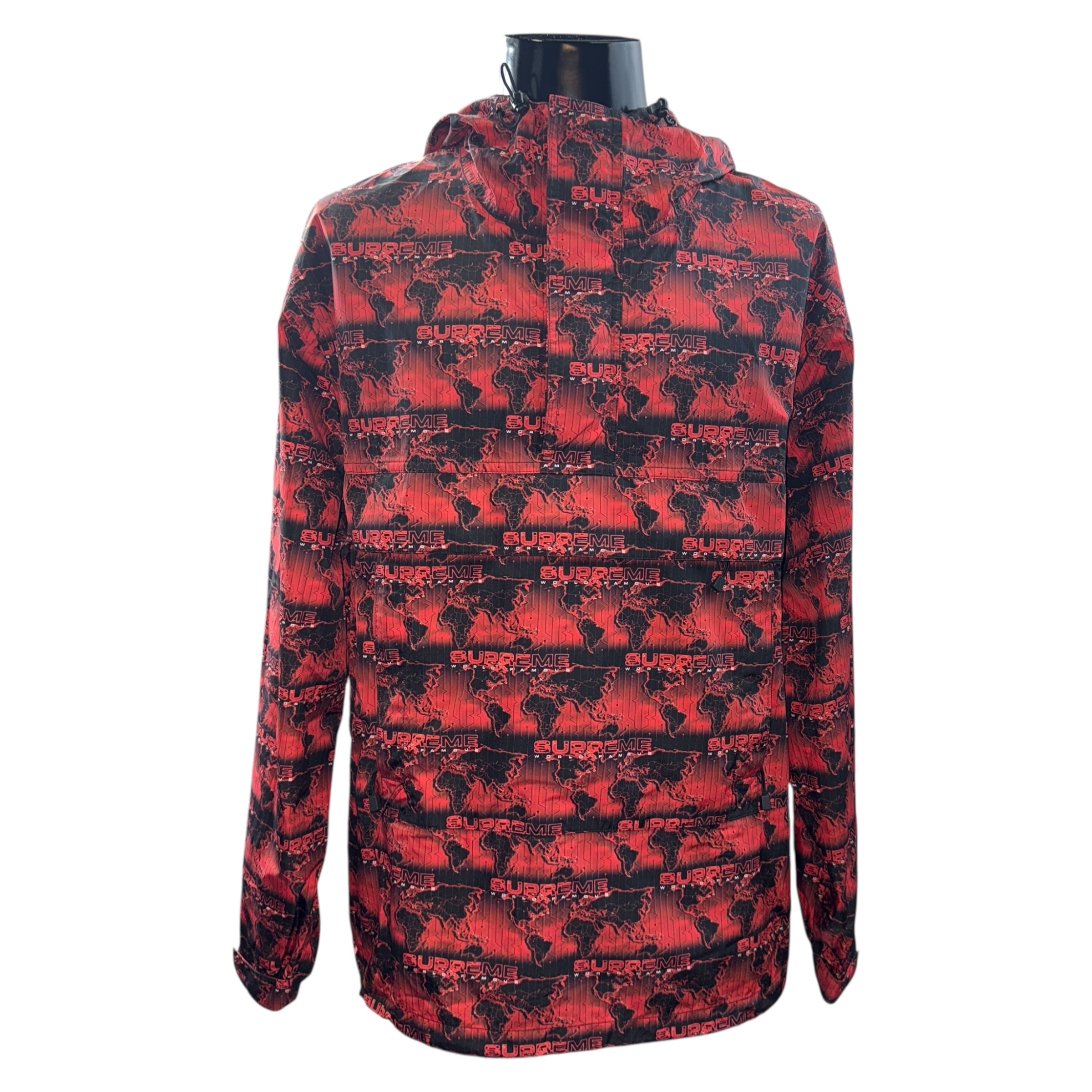 【SUPREME】シュプリーム 18SS World Famous Taped Hooded ナイロンジャケット