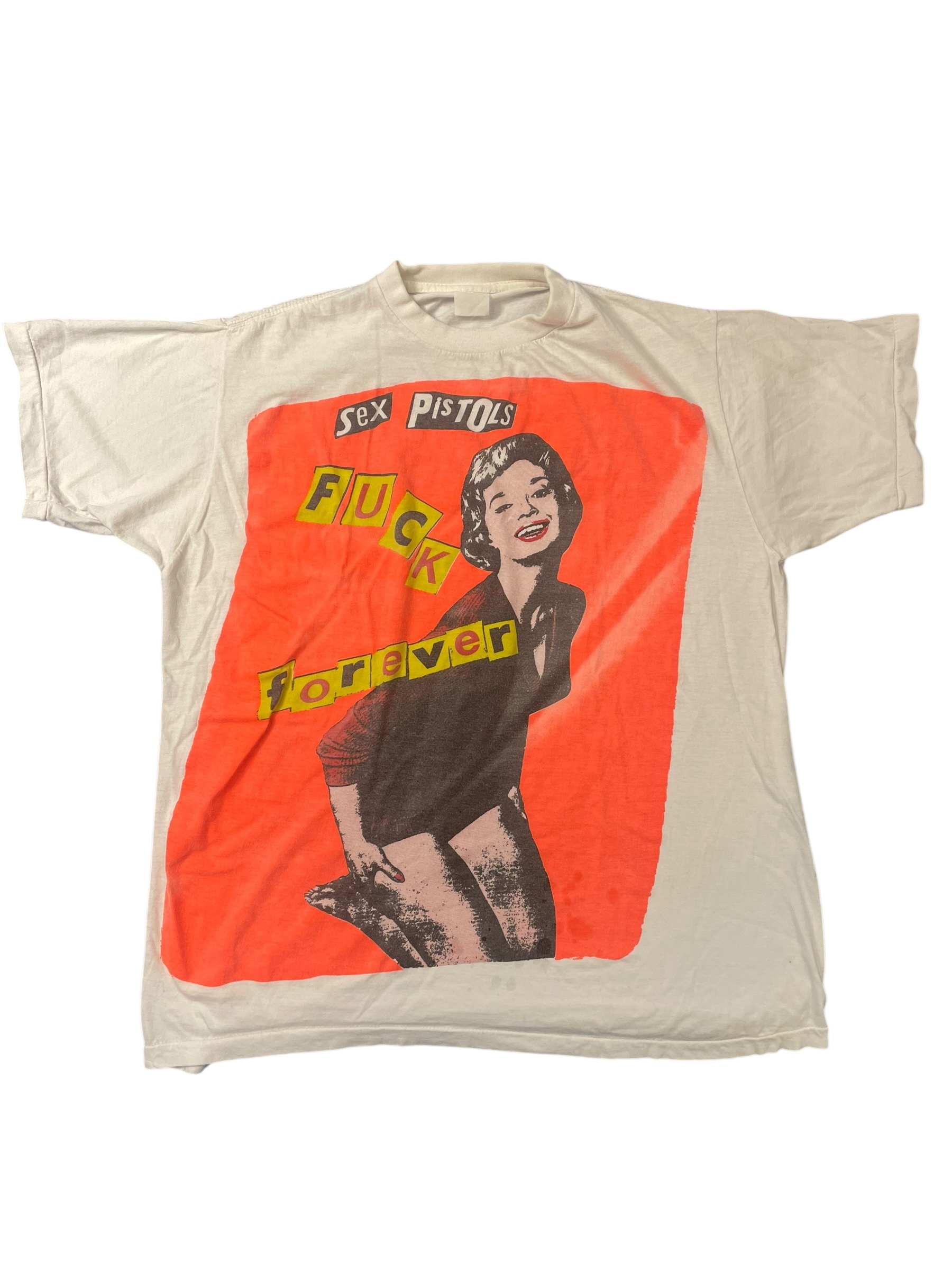 【SEX PISTOLS】セックス・ピストルズ Fuck Forever Tシャツ M-L相当