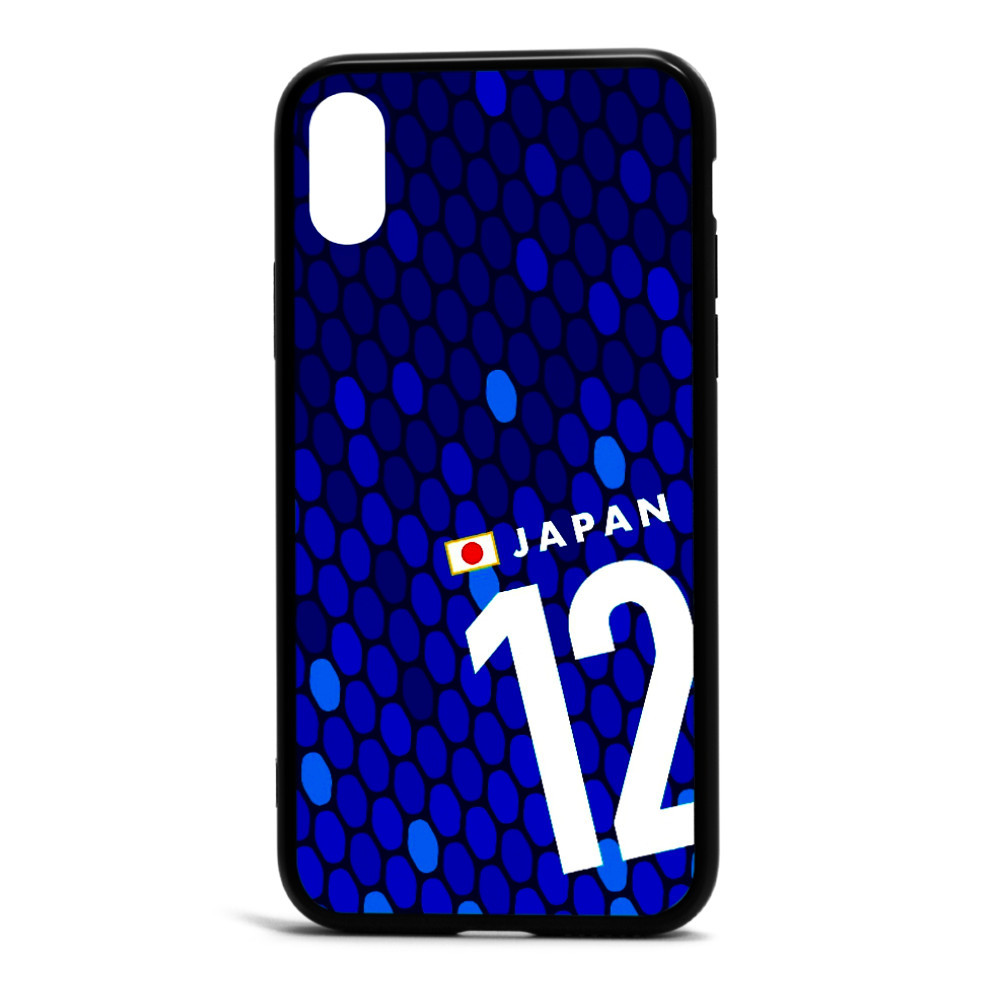 Elpaka エルパカ Iphone X Xs バックカバー 背面 ガラス ケース サッカー 日本代表 Japan 株式会社kuturogian