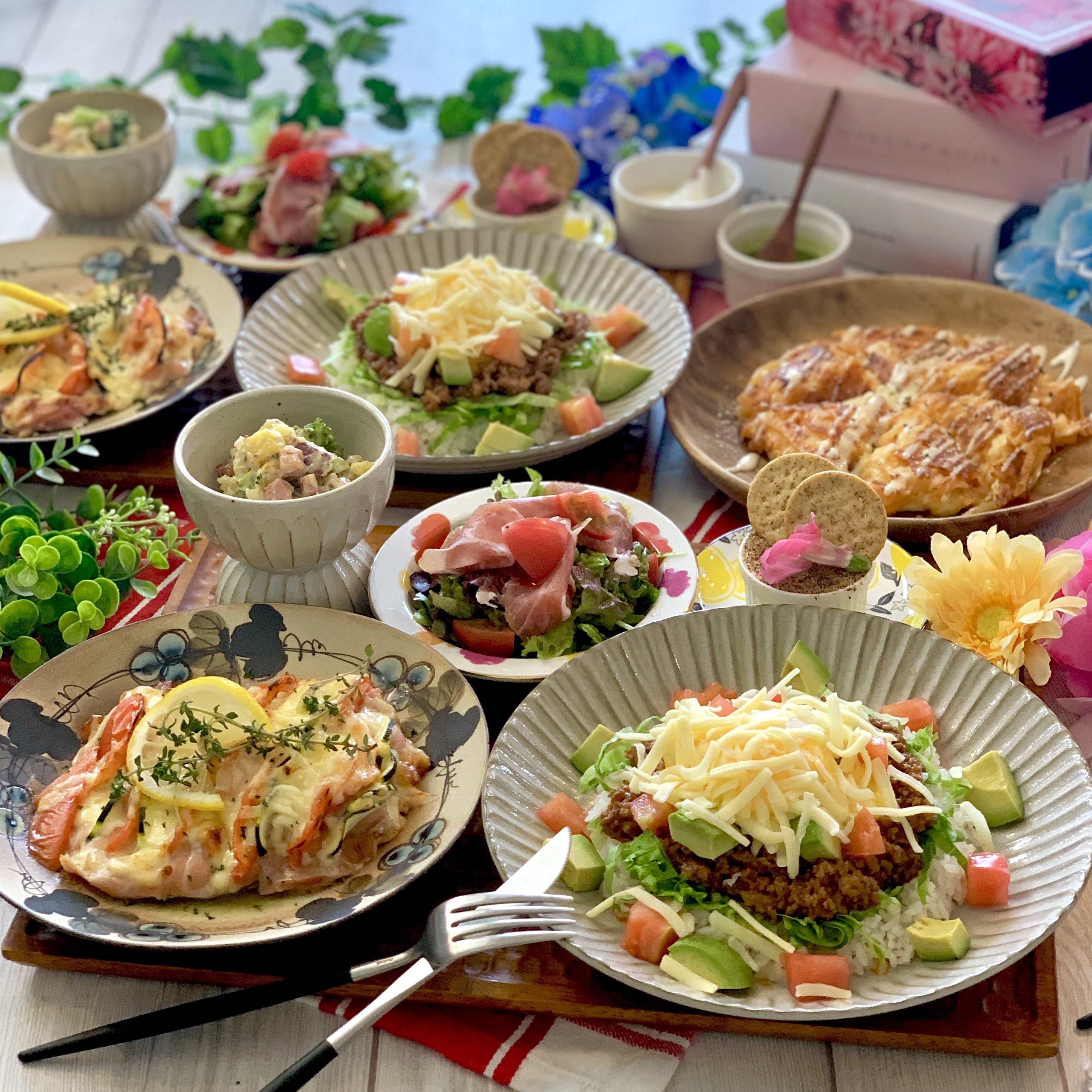 タコライスやハッセルバックチキンなど献立まとめ買い 料理教室 Ohana Kitchen