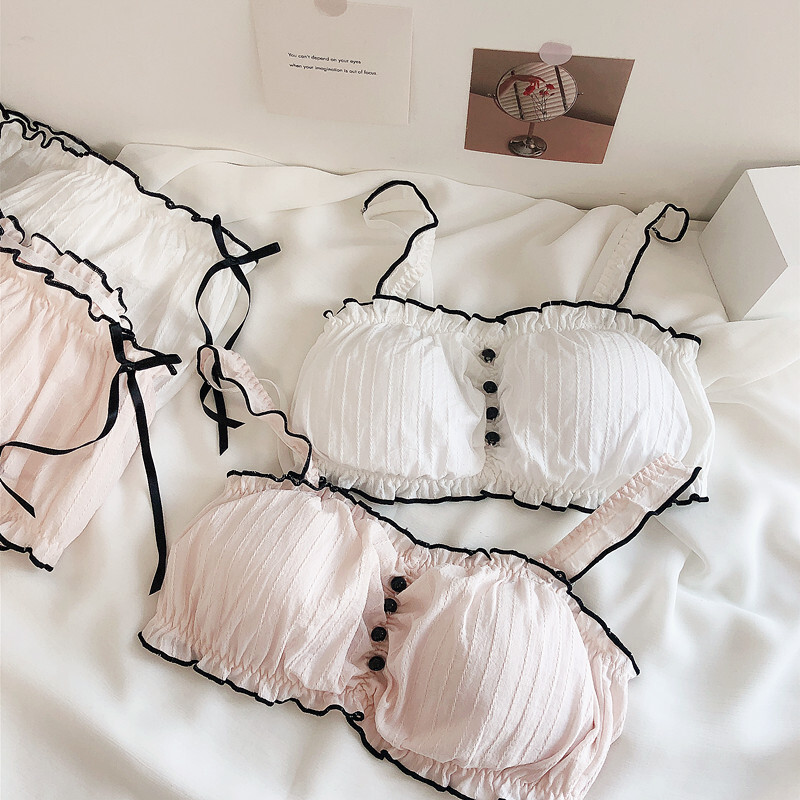 2枚セット 上下セット 福袋 お得 ガーリー リボン パステル かわいい コットン ナイト ブラジャー パンツ ガーリー シンプル かわいい 下着 韓国ファッション 390 Sweetly 2枚セット 上下セット 福袋 お得 ガーリー リボン パステル かわいい コットン ナイト ブラジャー パンツ ガーリー シンプル かわいい 下着 韓国ファッション 390 Sweetly
