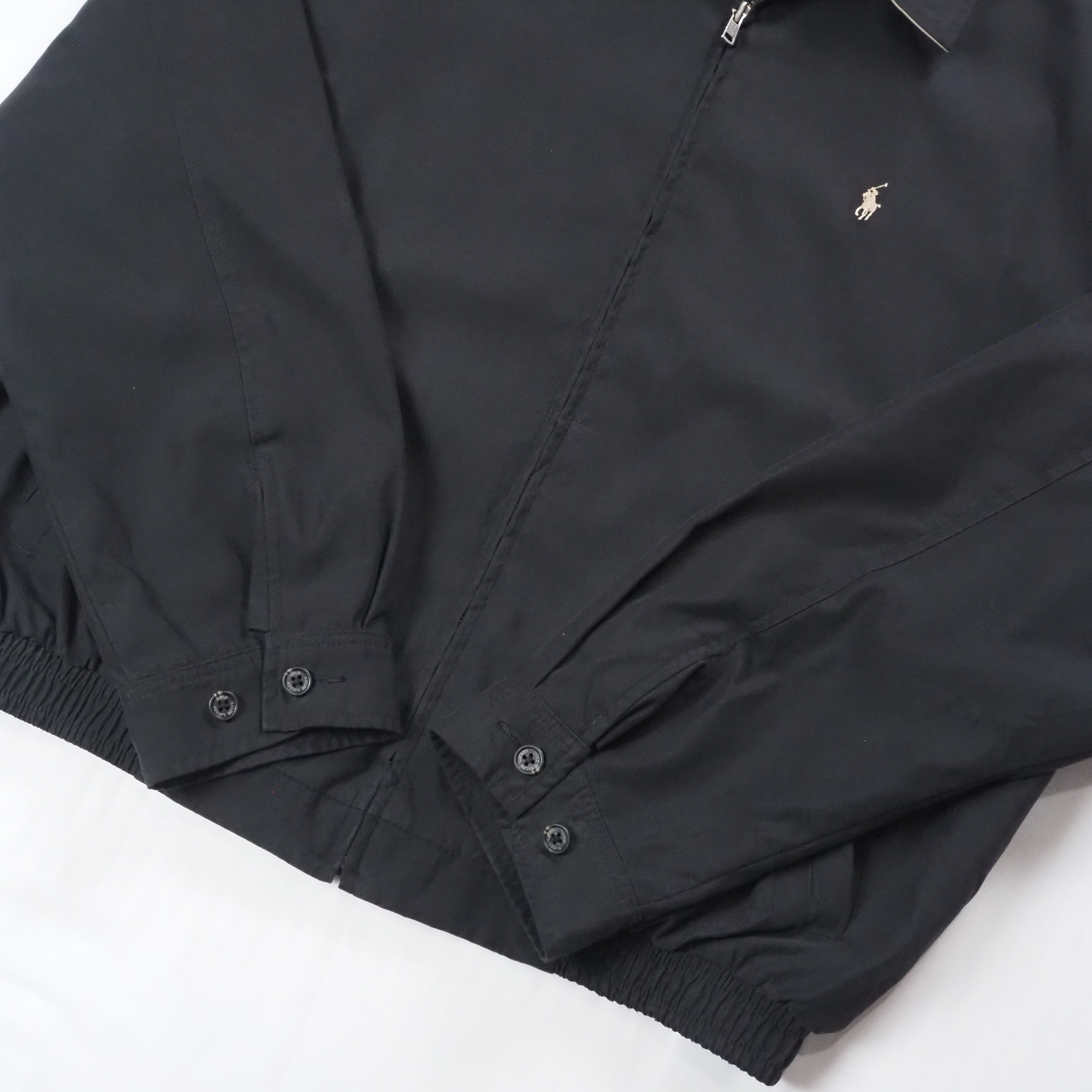 90's Ralph Lauren スイングトップ ブラック Lサイズ の画像 12