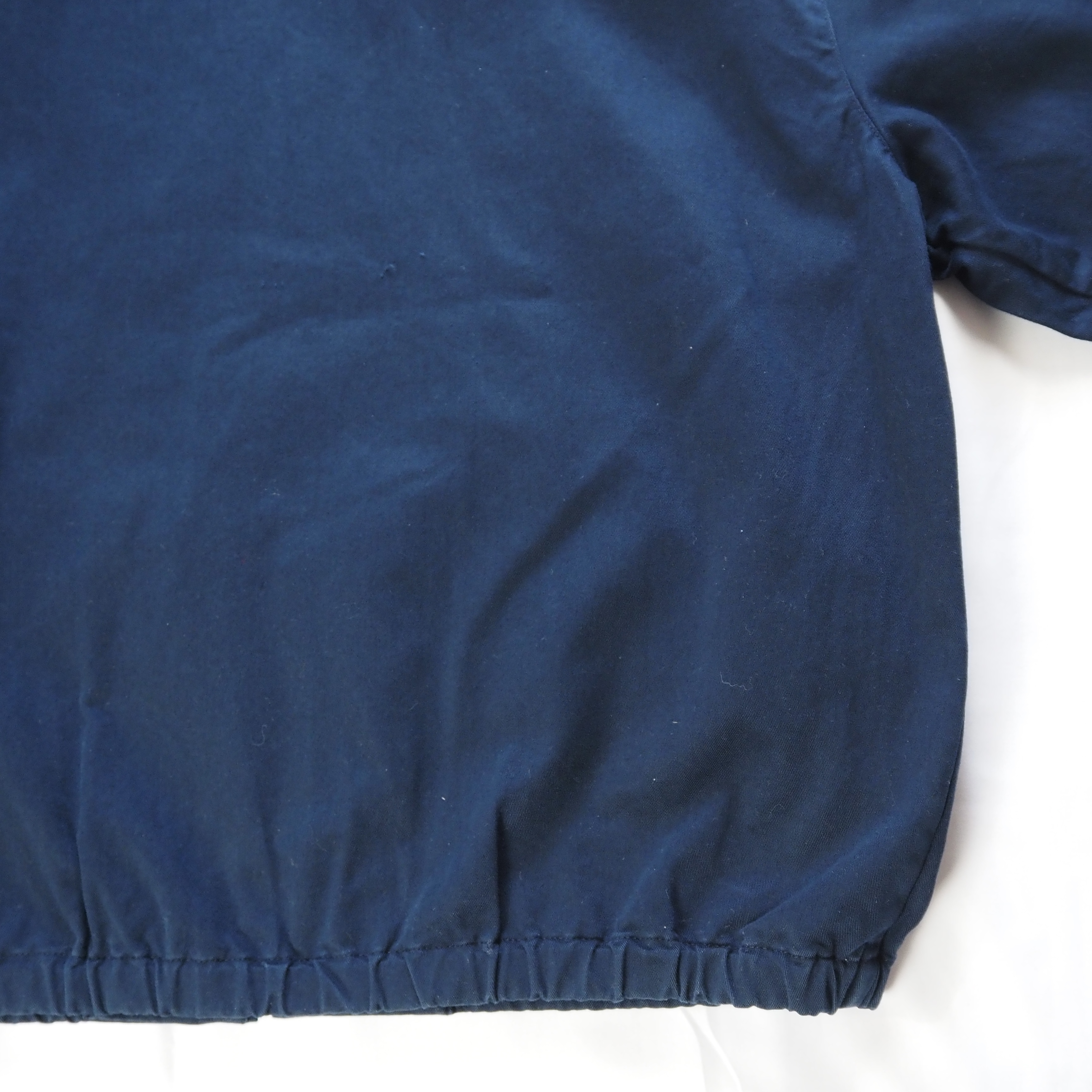 90’s Ralph Lauren コットンスイングトップジャケット ネイビー XL の画像 20