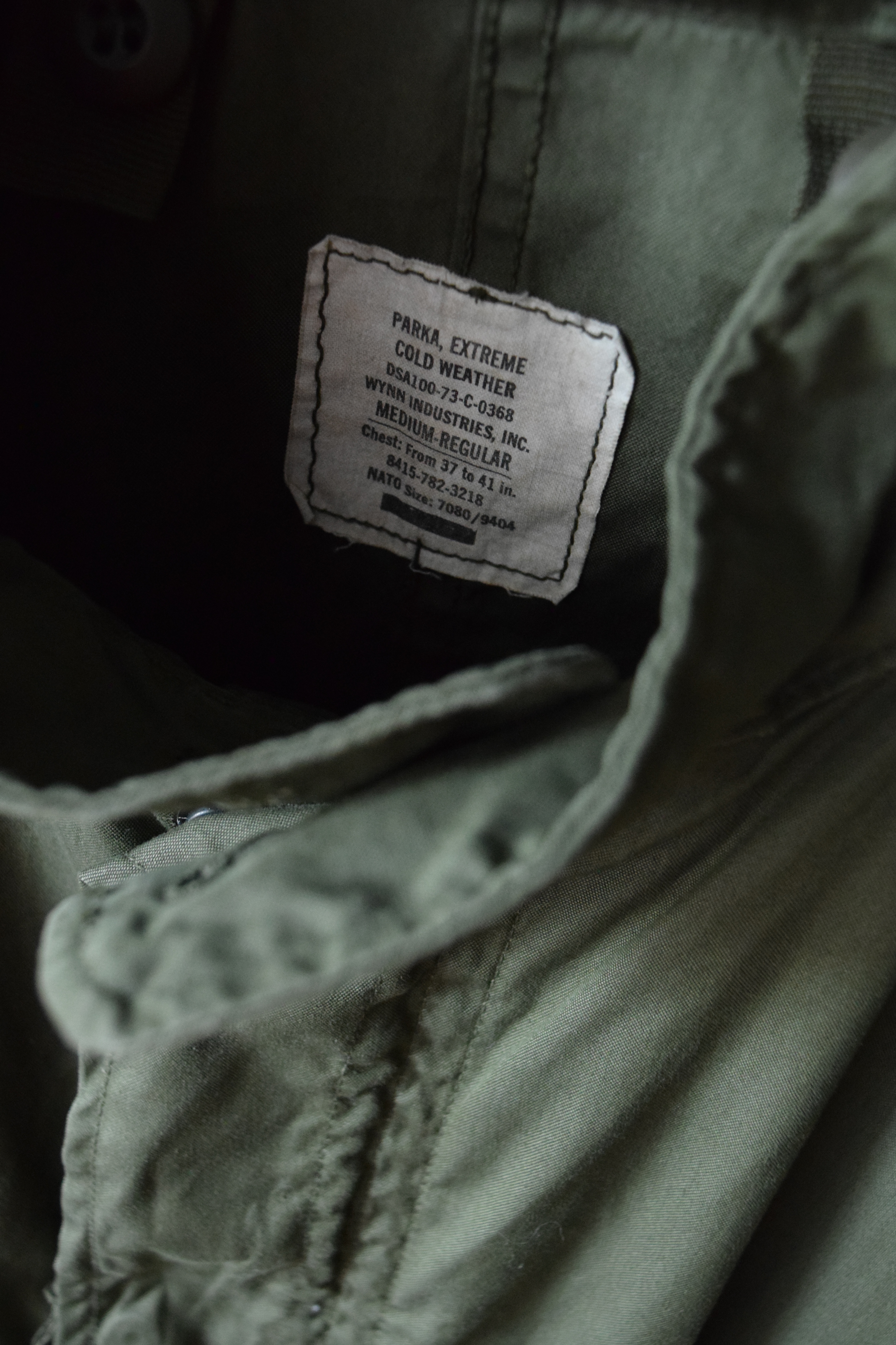 1970s U.S. Army Fishtail Parka の画像 2