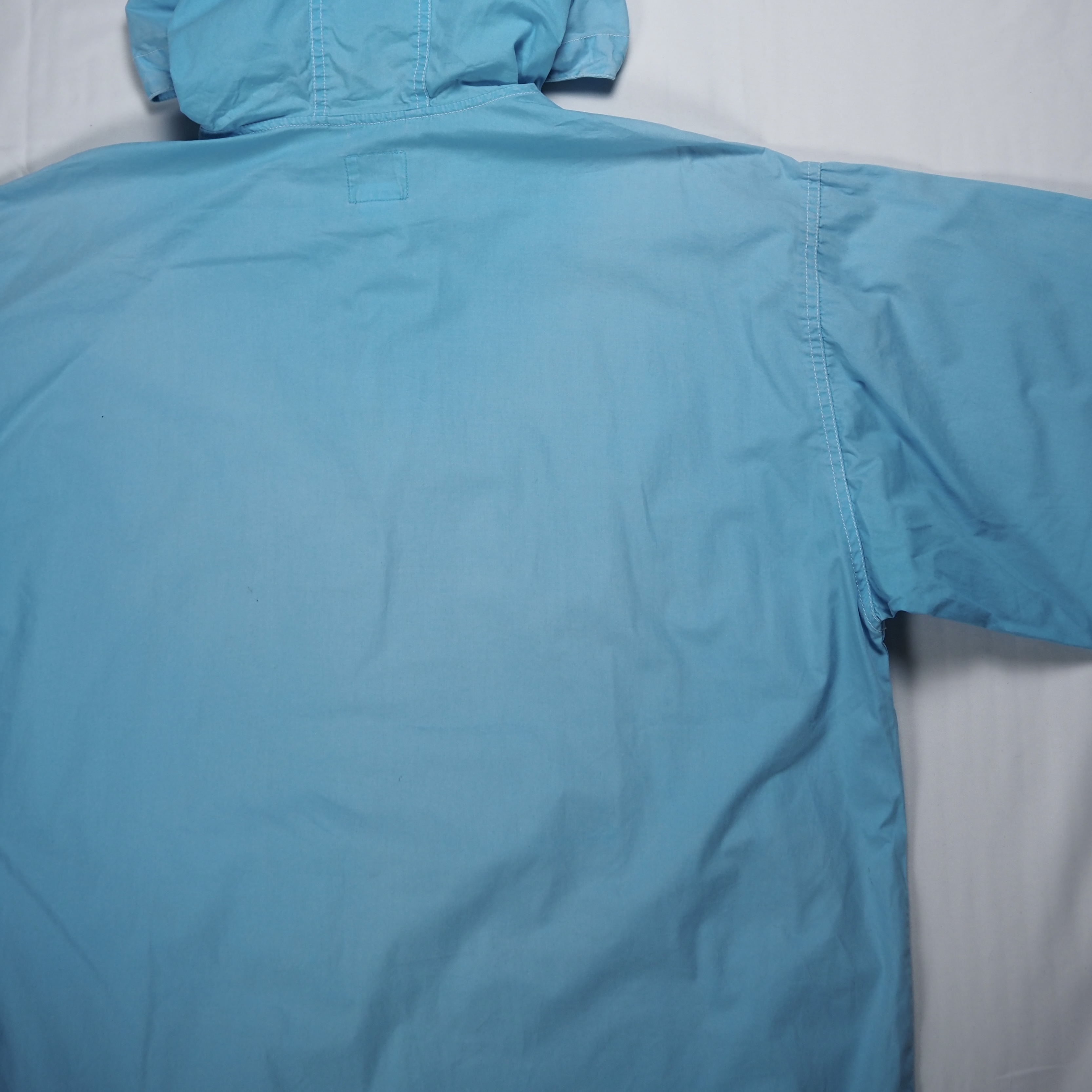 00’s OLD GAP コットンアノラックジャケット 水色 Mサイズ の画像 17