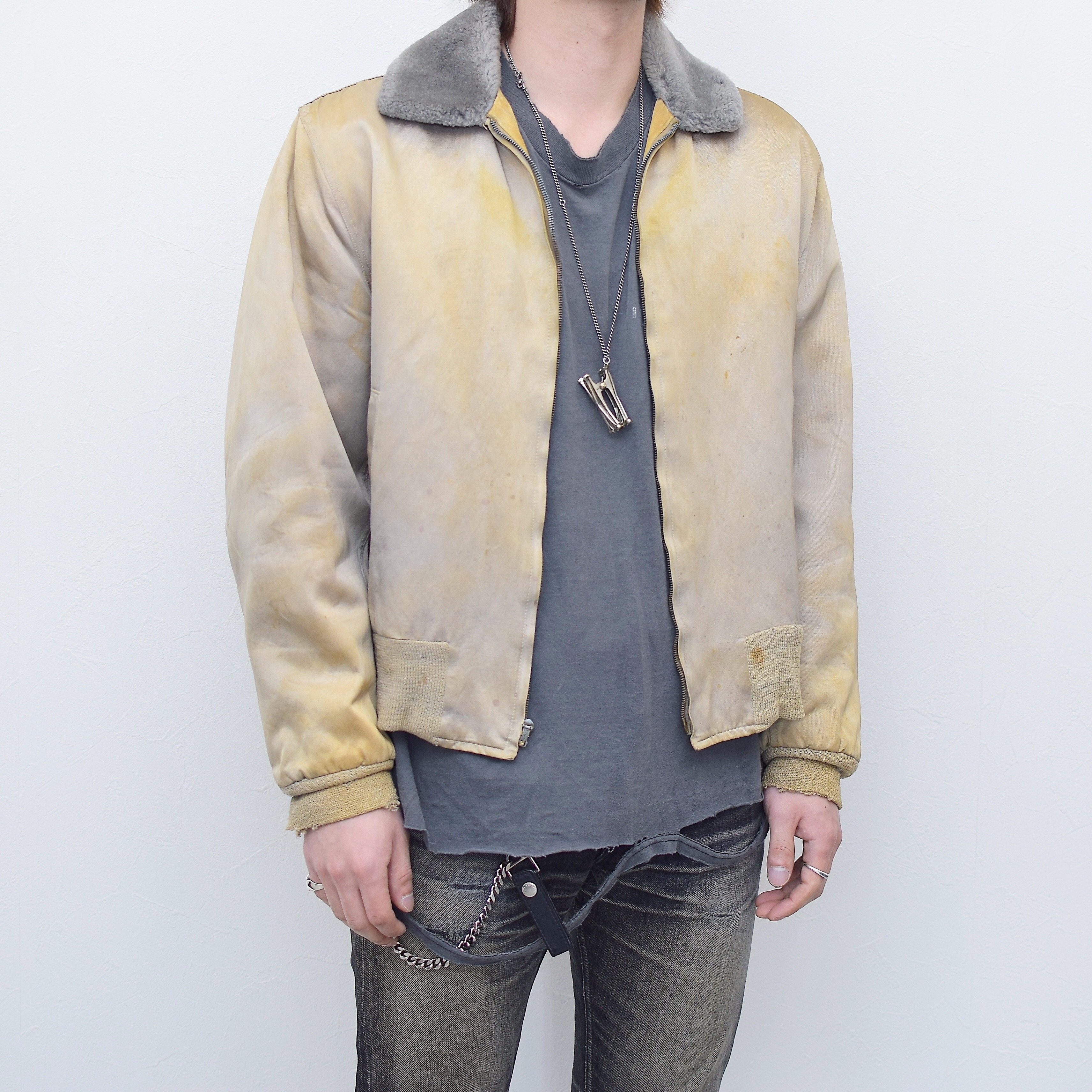 Vintage 50's【Calbert SPORTSWEAR】Satin Jacket の画像 3