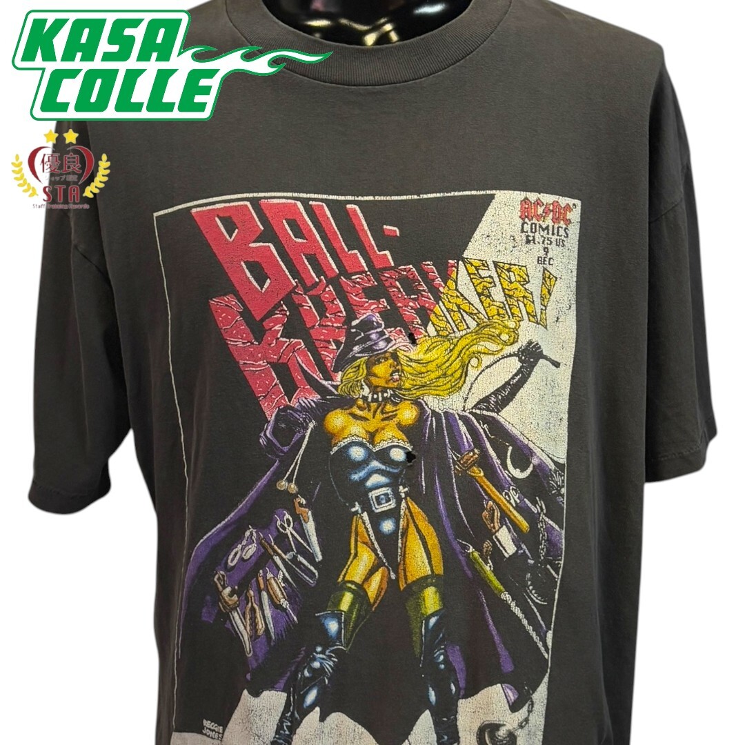 【AC/DC】エーシーディーシー 1995 Comics Ball Breaker Tour Vintage Tシャツ XL