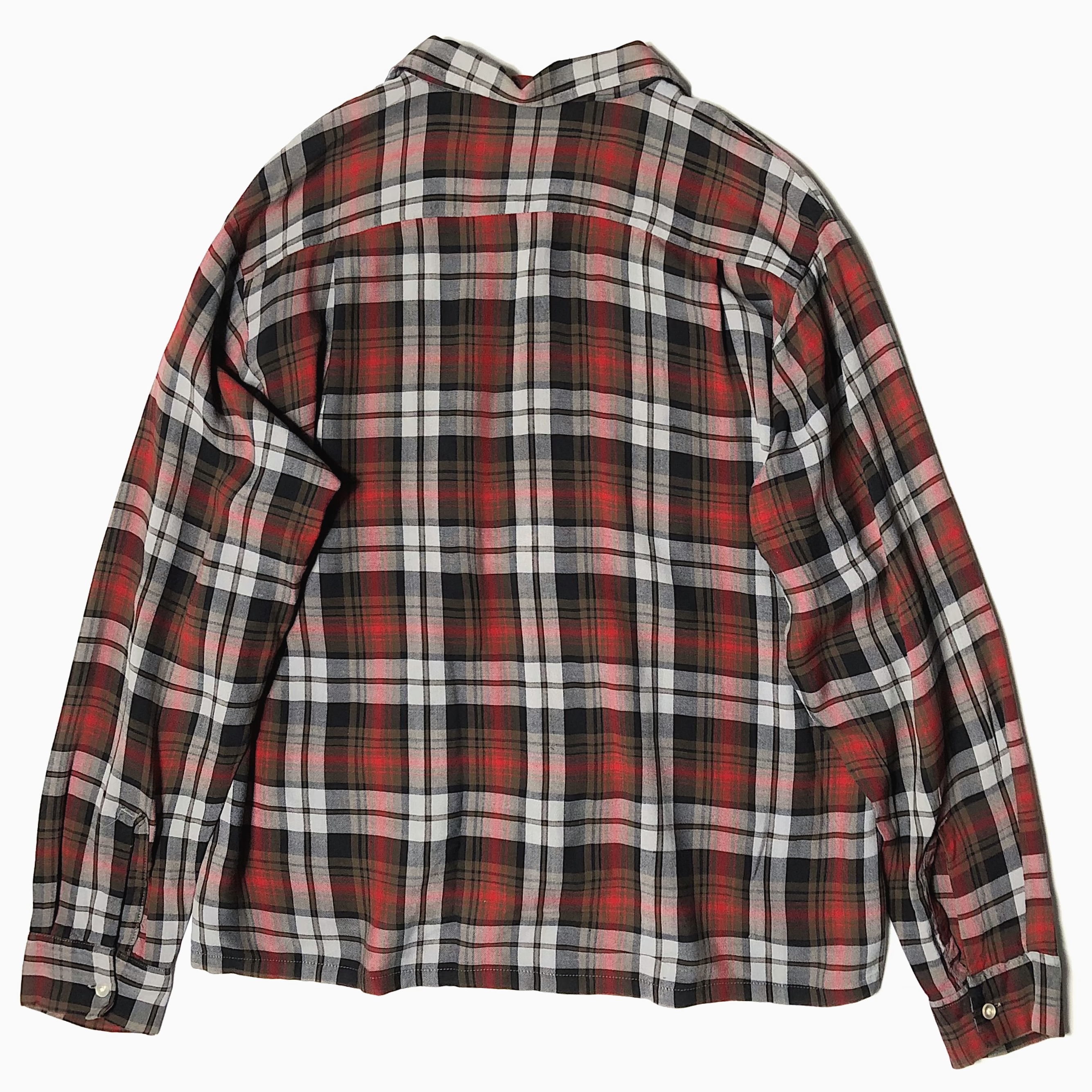 Vintage 60's【CAMPUS】Rayon Check Shirt の画像 2
