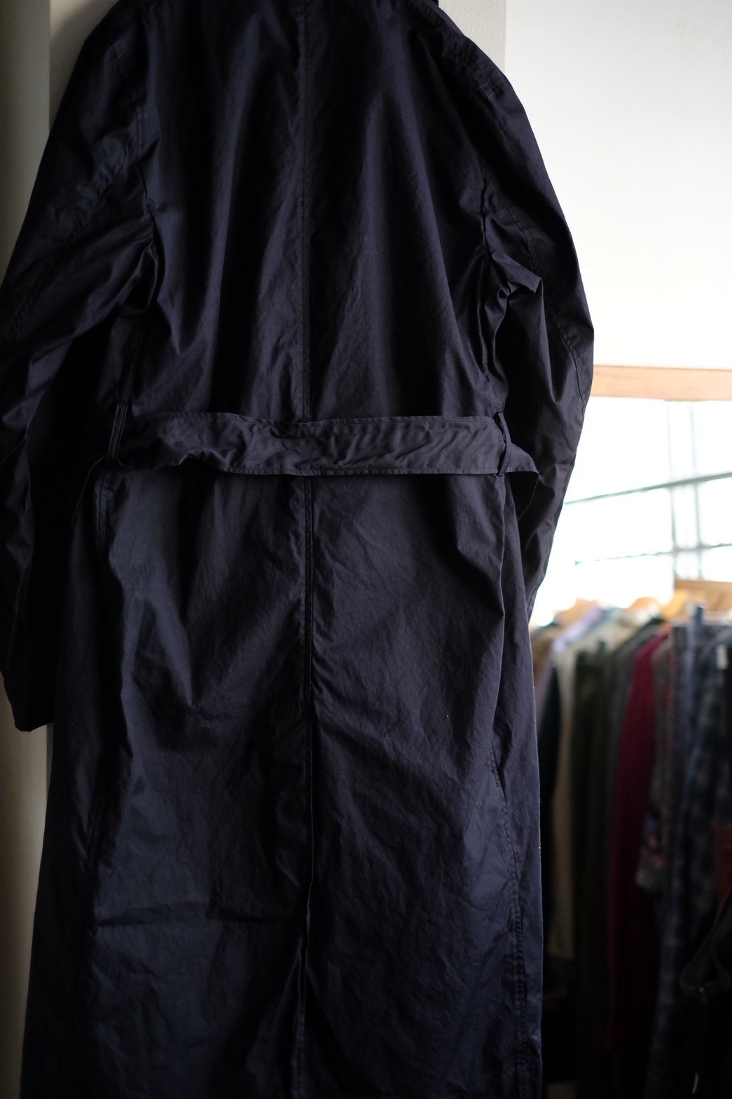 60-70s US NAVY all whether trench coat の画像 5