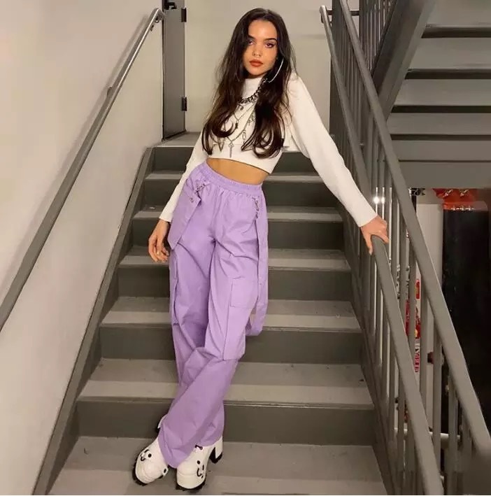 Purple サスペンダー パンツ 海外インポート 海外ファッション 海外セレクト Badass Purple サスペンダー パンツ 海外インポート 海外ファッション 海外セレクト Badass