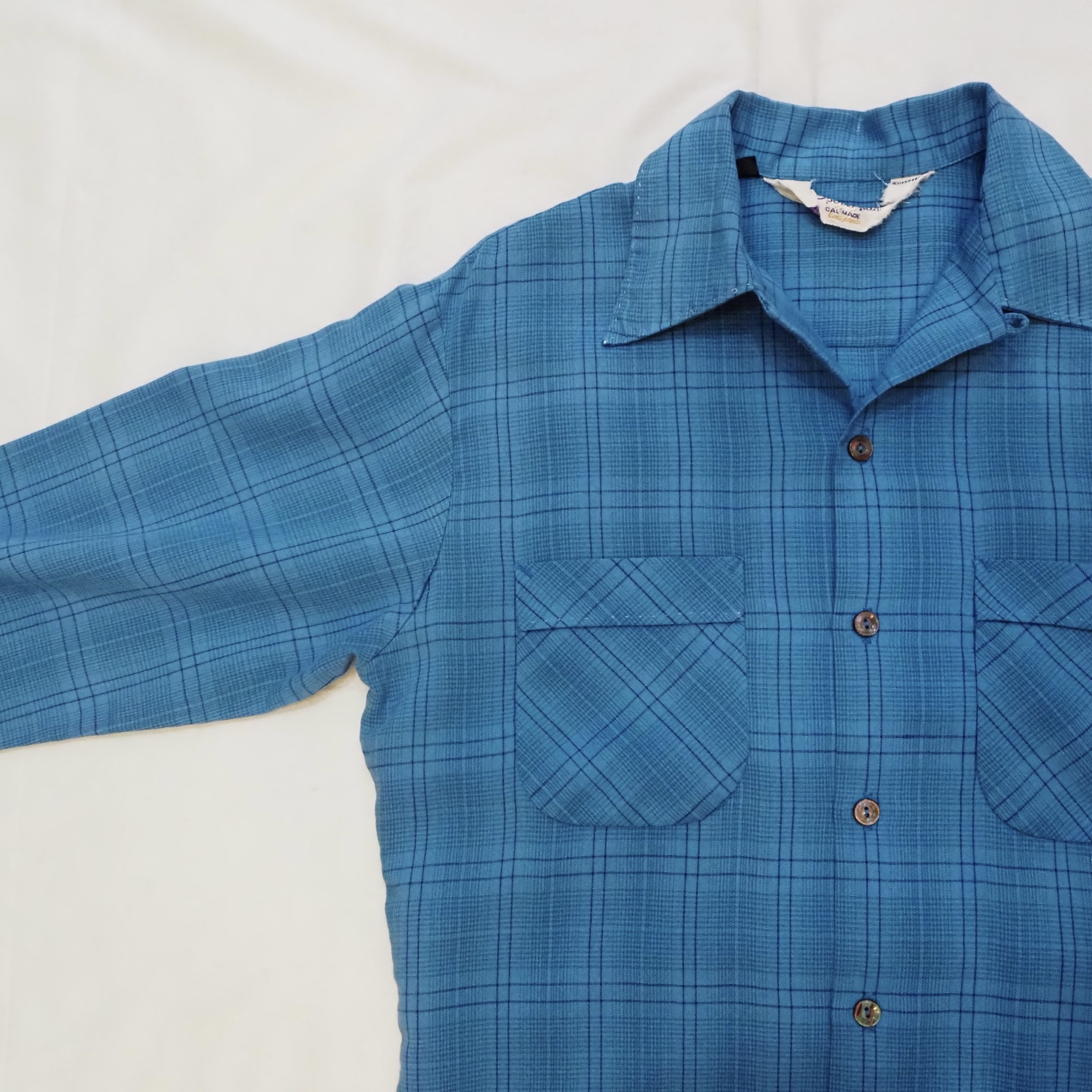 60’s〜 Vintage Cotton Button Up Shirt の画像 2