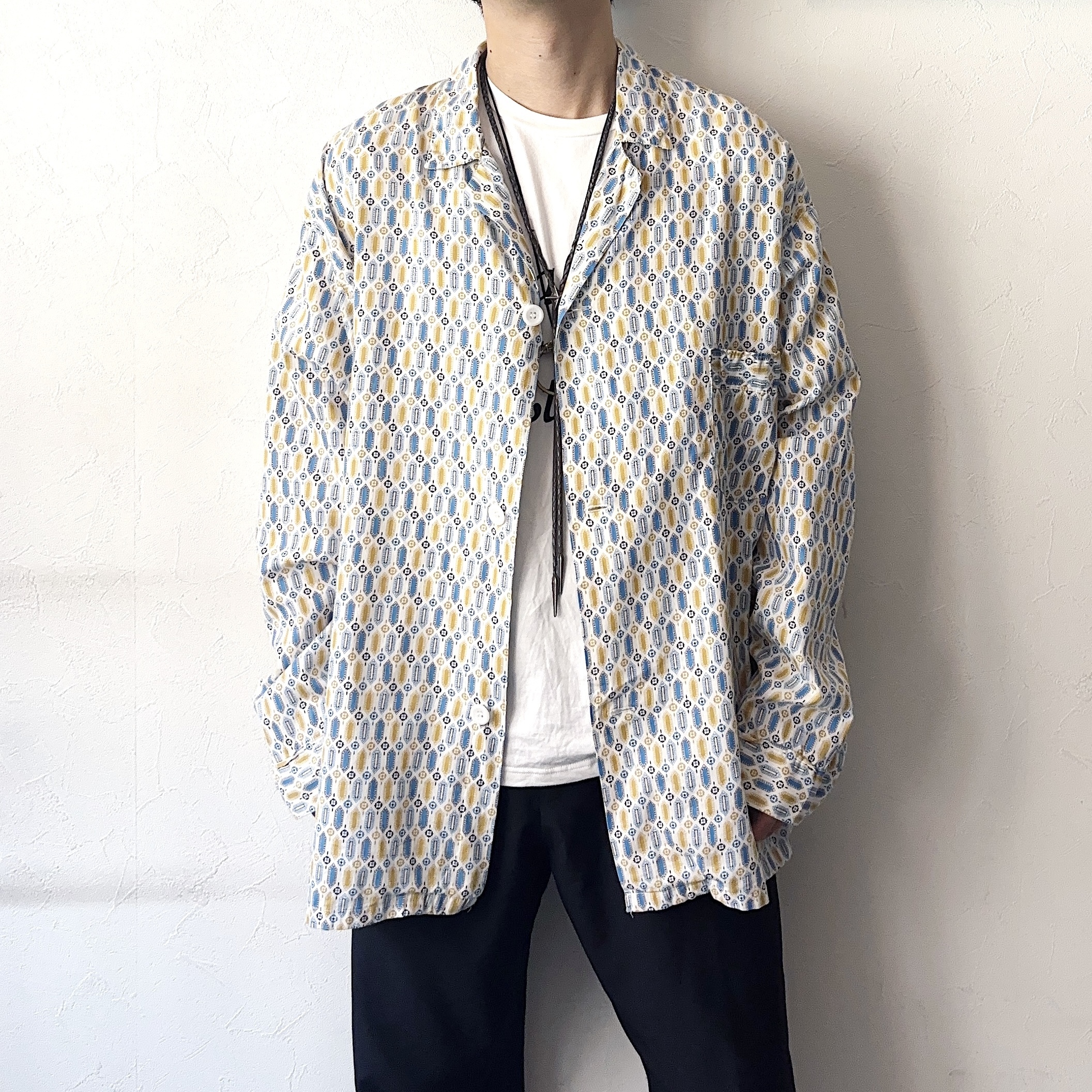 Vintage 60～70's【Wieboldt's】Patterned Pajama Shirt の画像 3