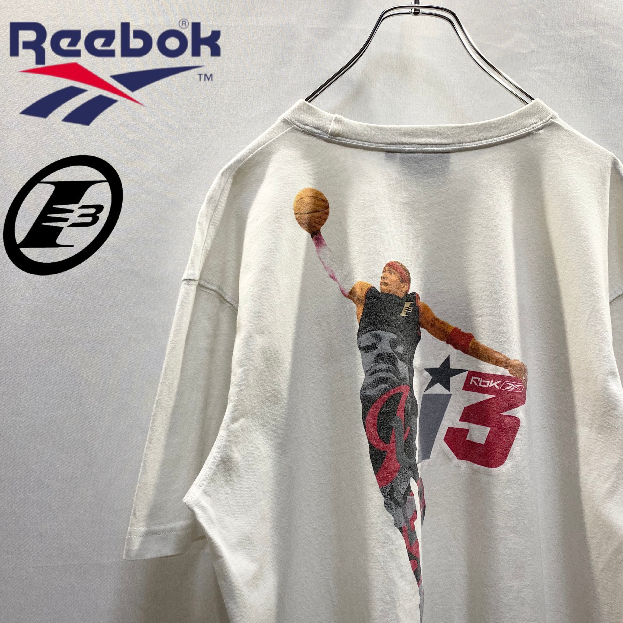 Reebok Allen Iverson アレン アイバーソン Design T Shirt 古着屋 Low Price Park Reebok Allen Iverson アレン アイバーソン Design T Shirt 古着屋 Low Price Park