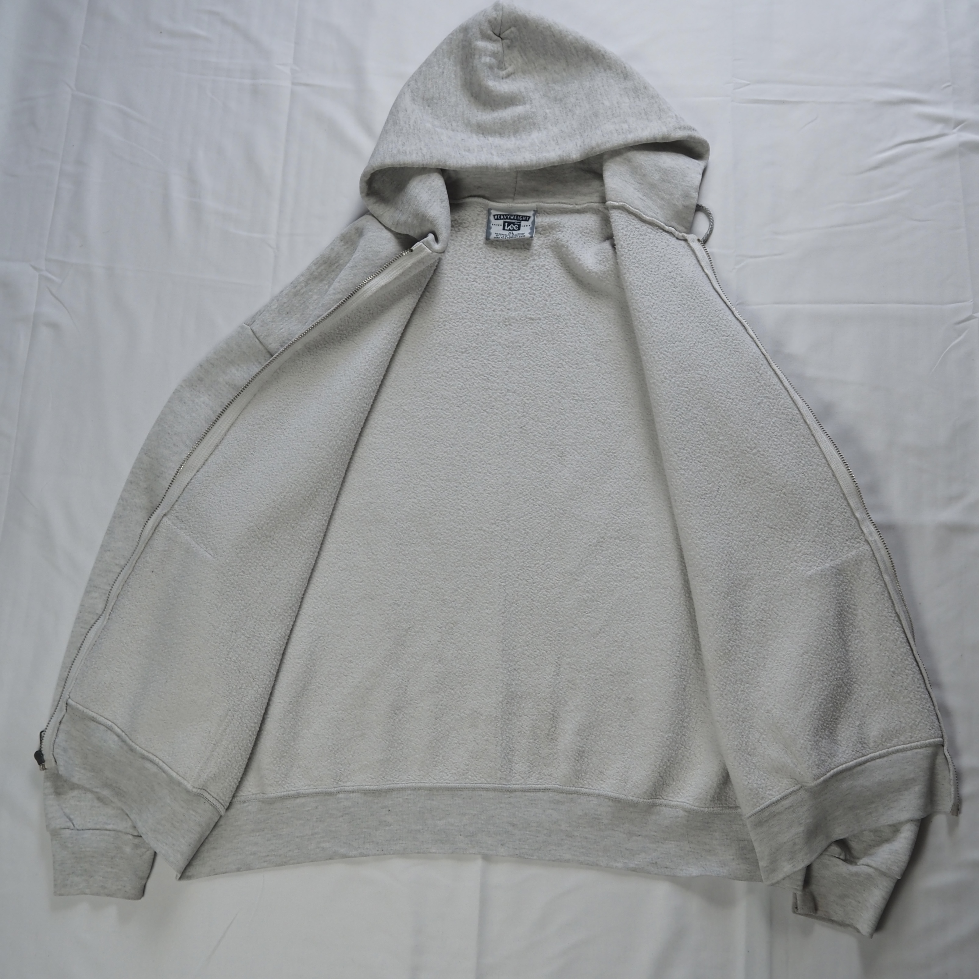 90’s-00’s Lee ジップフーディ グレー XL の画像 11