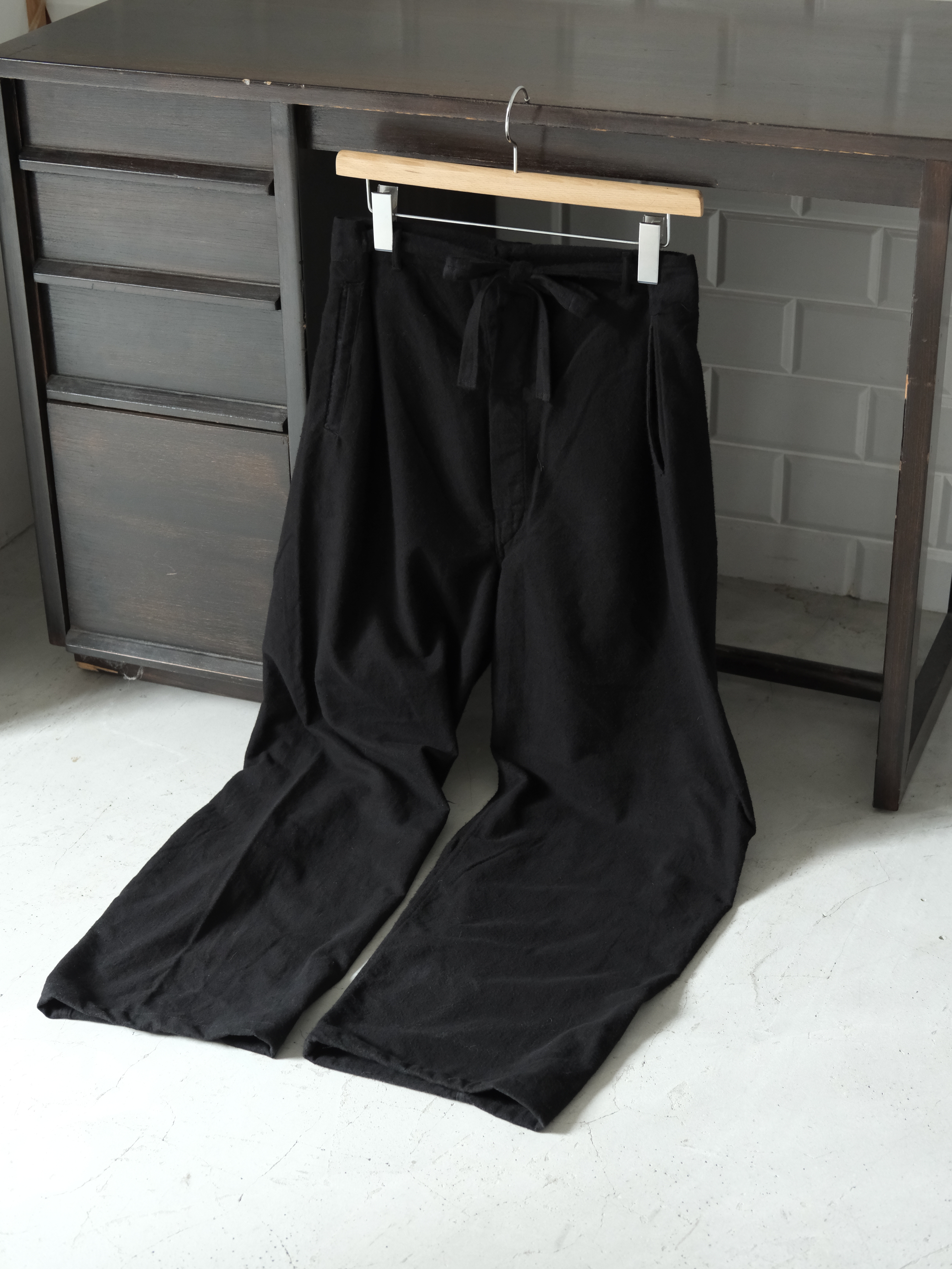 Utah/40's "US ARMY" pajamas pants/black to dye