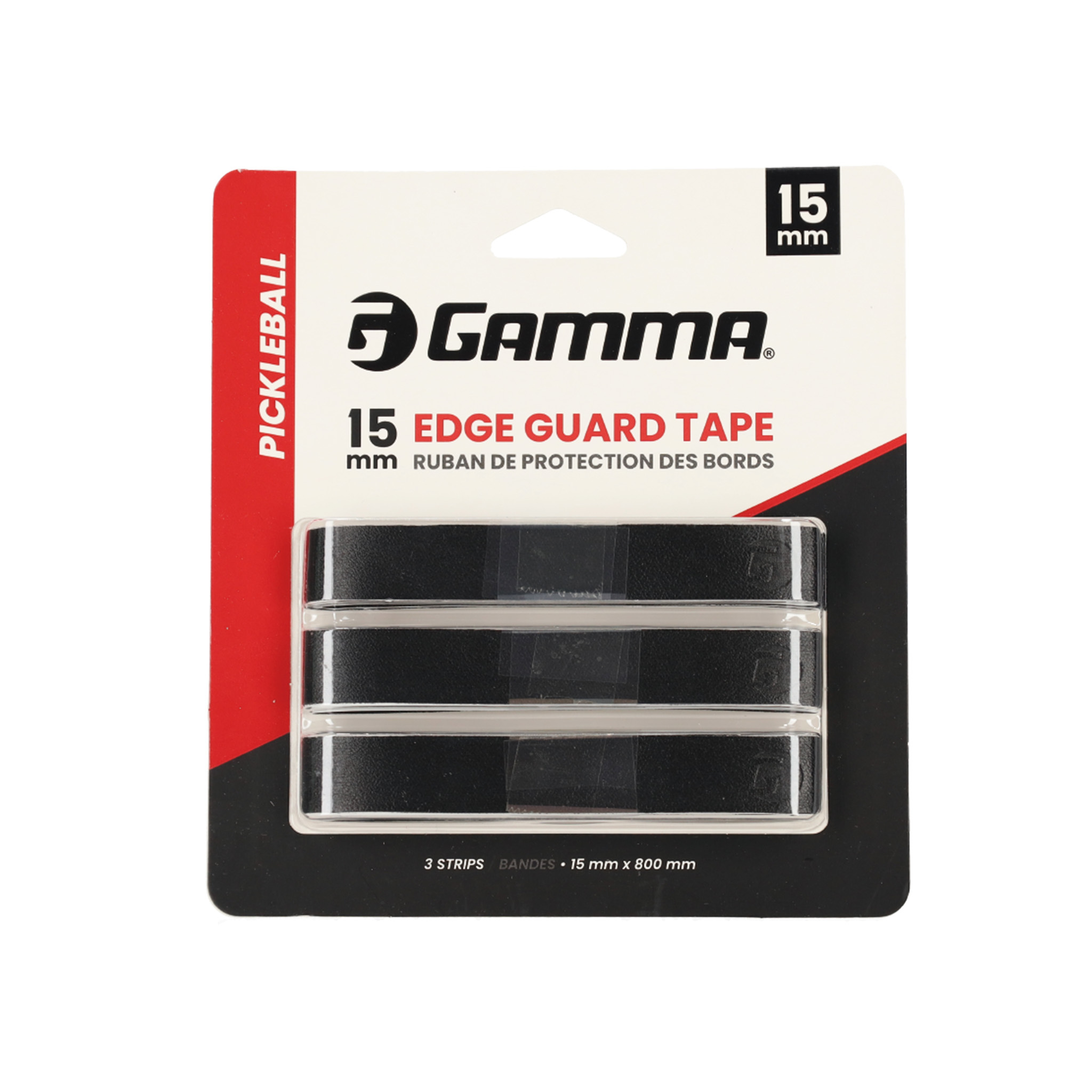 PICKLEBALL PADDLE EDGE GUARD TAPE（BLACK・NEON・WHITE/ブラック・ネオン・ホワイト）（15mm/ 20ｍｍ）（3個入り）【1E805897】
