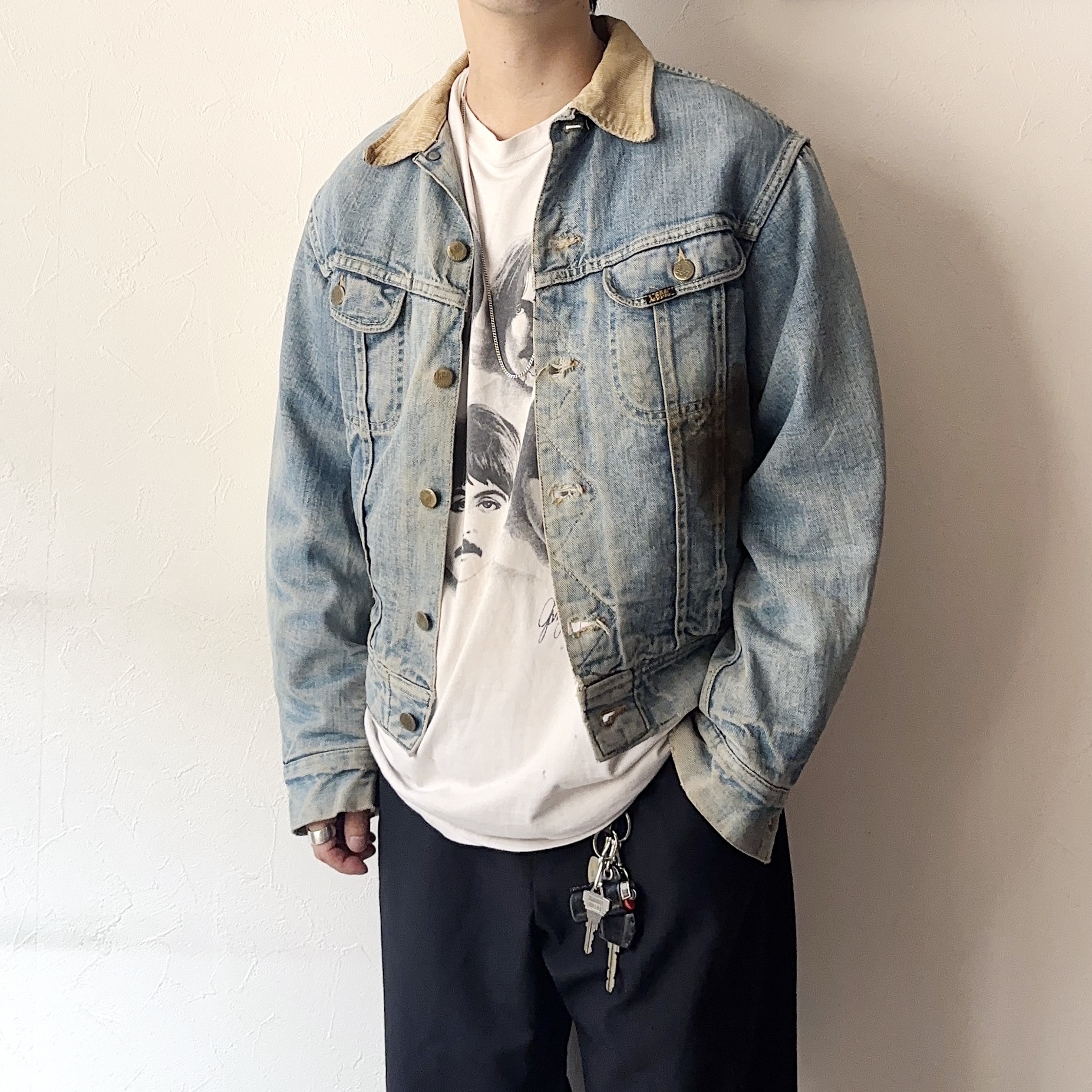 Vintage 70's【Lee STORM RIDER】Grunge Denim Jacket の画像 3