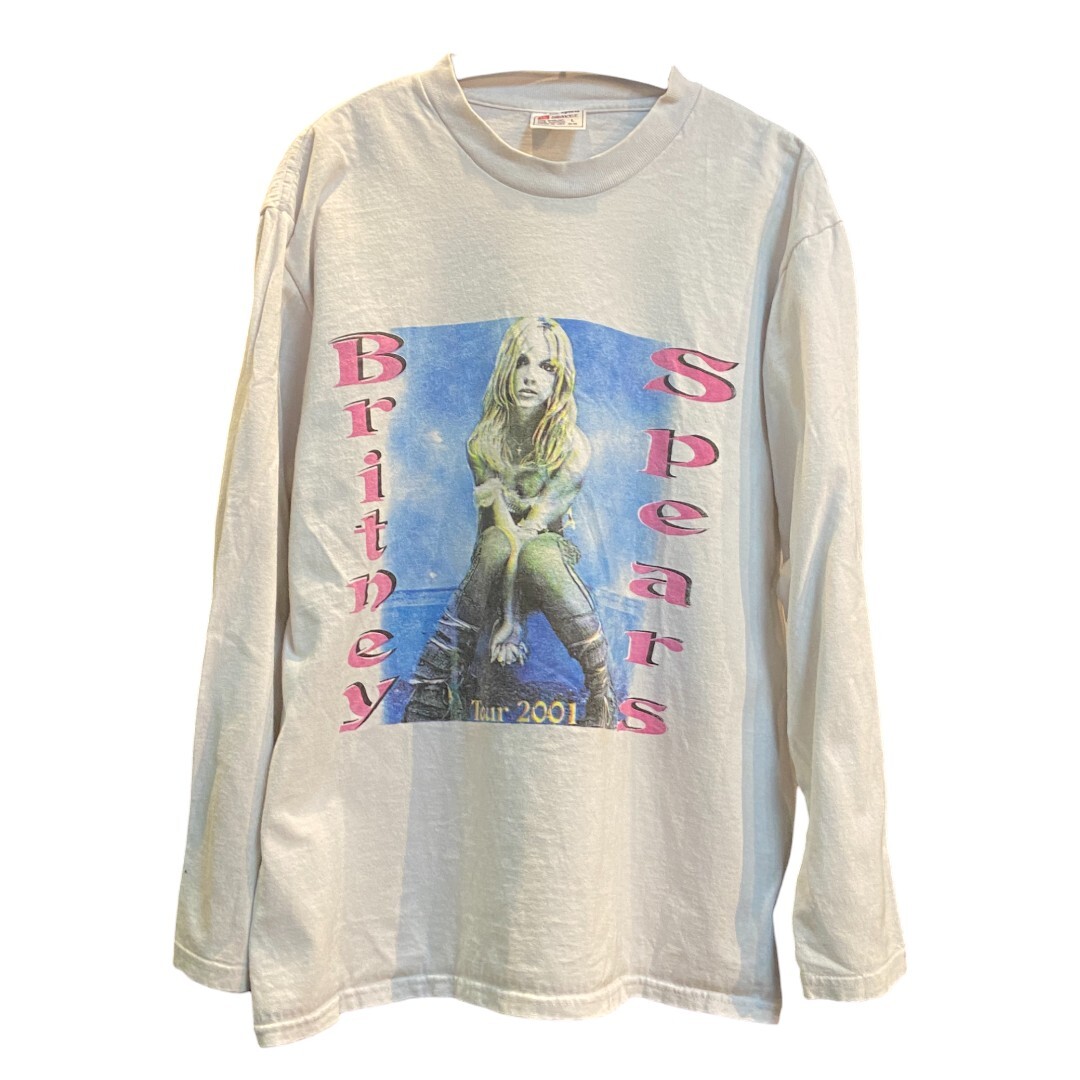 【BRITNEY SPEARS】ブリトニー・スピアーズ ロンTシャツ 2001年 L