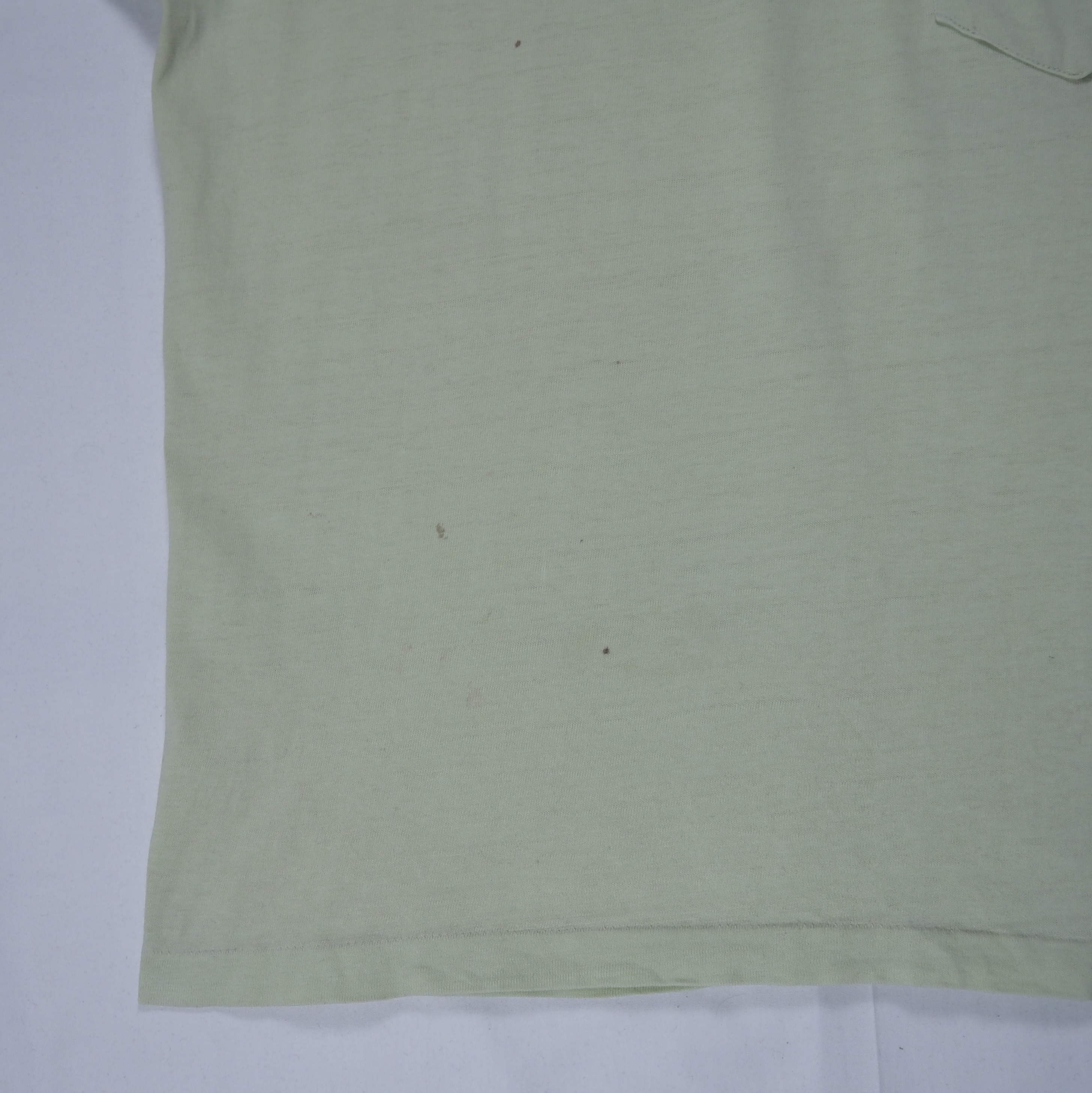 70’s Towncraft ブランクTシャツ ピスタチオグリーン Mサイズ の画像 5