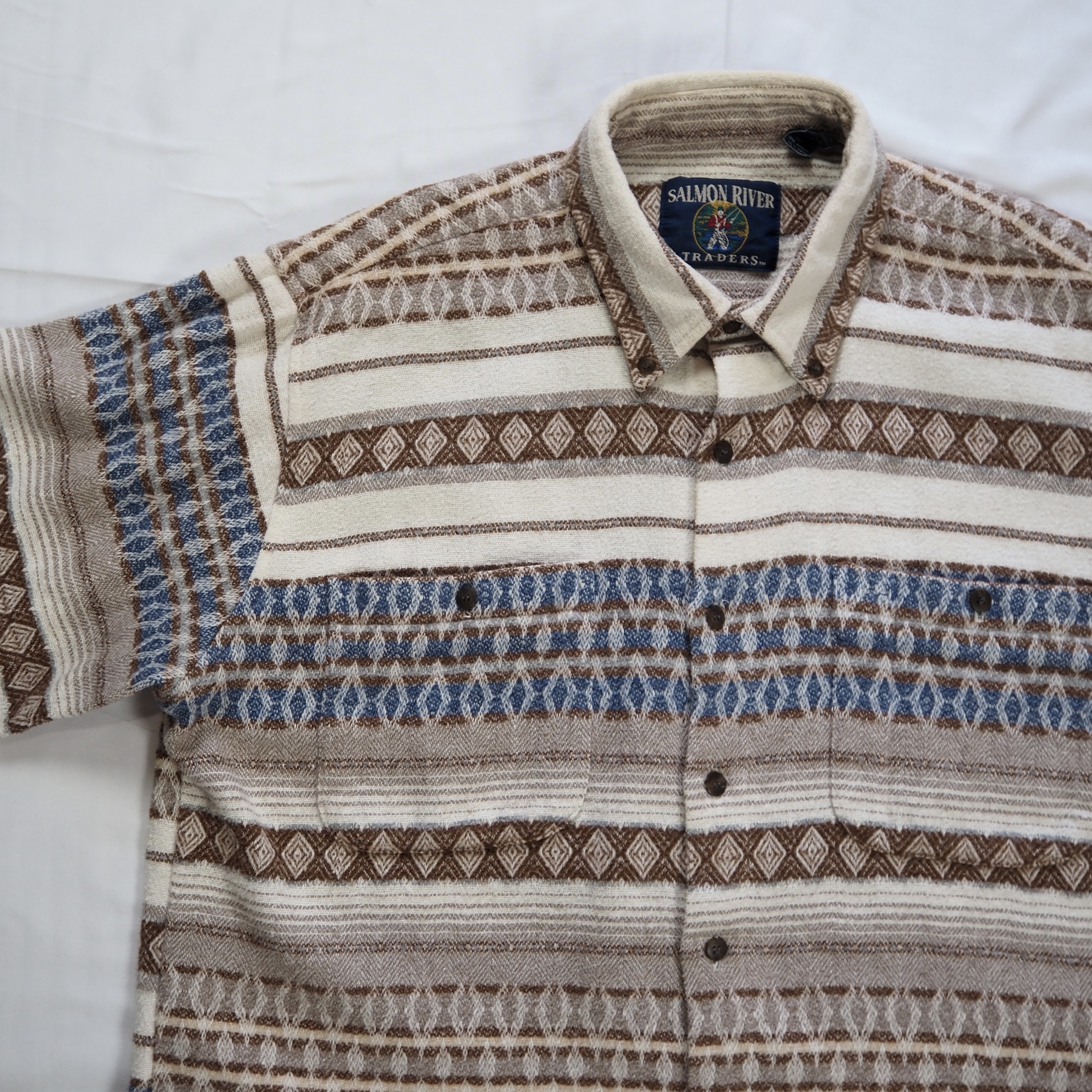 90’s Salmon River Traders ヘヴィネル  Lサイズ の画像 6