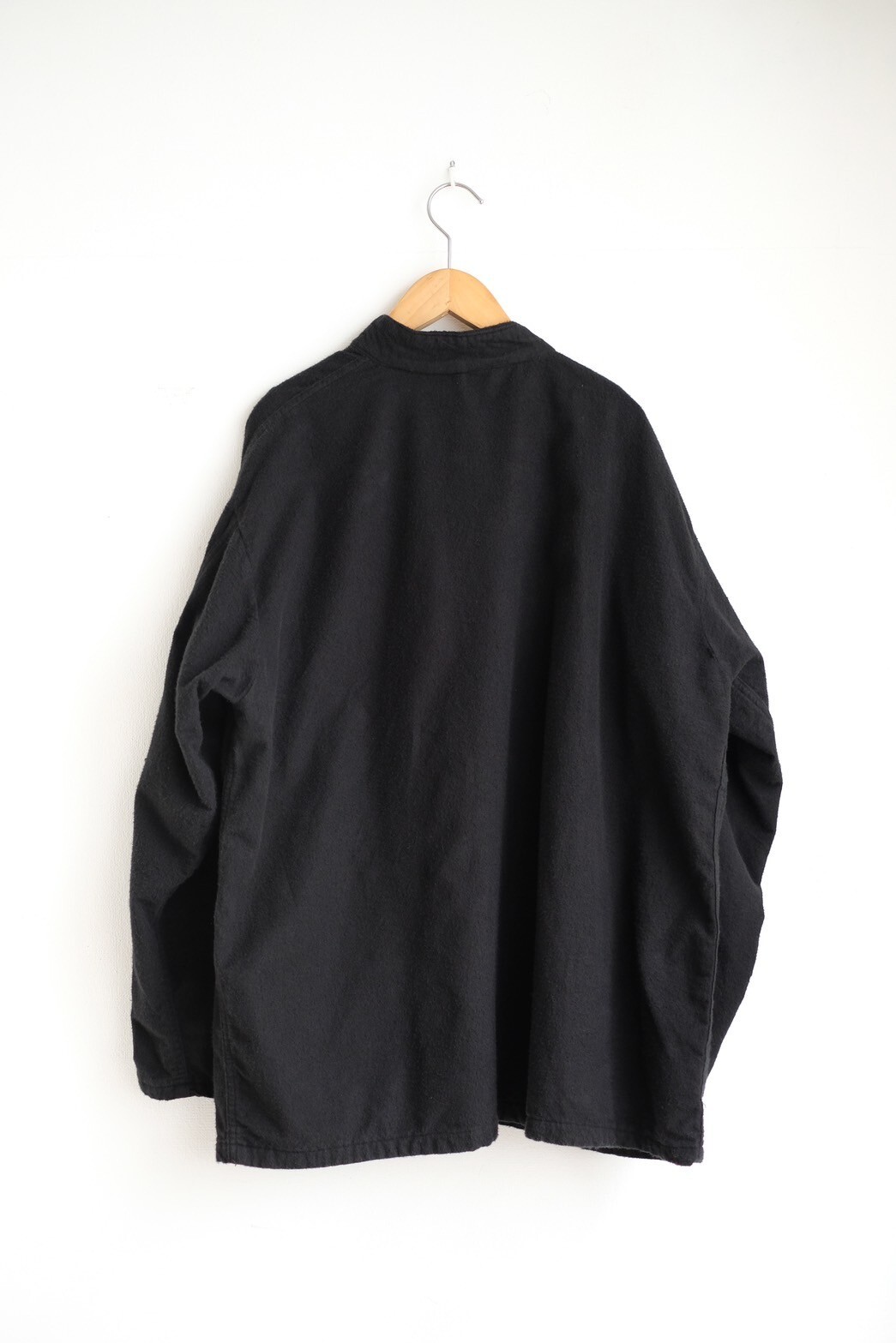 50's over dyed US ARMY pajama flannel shirt の画像 9