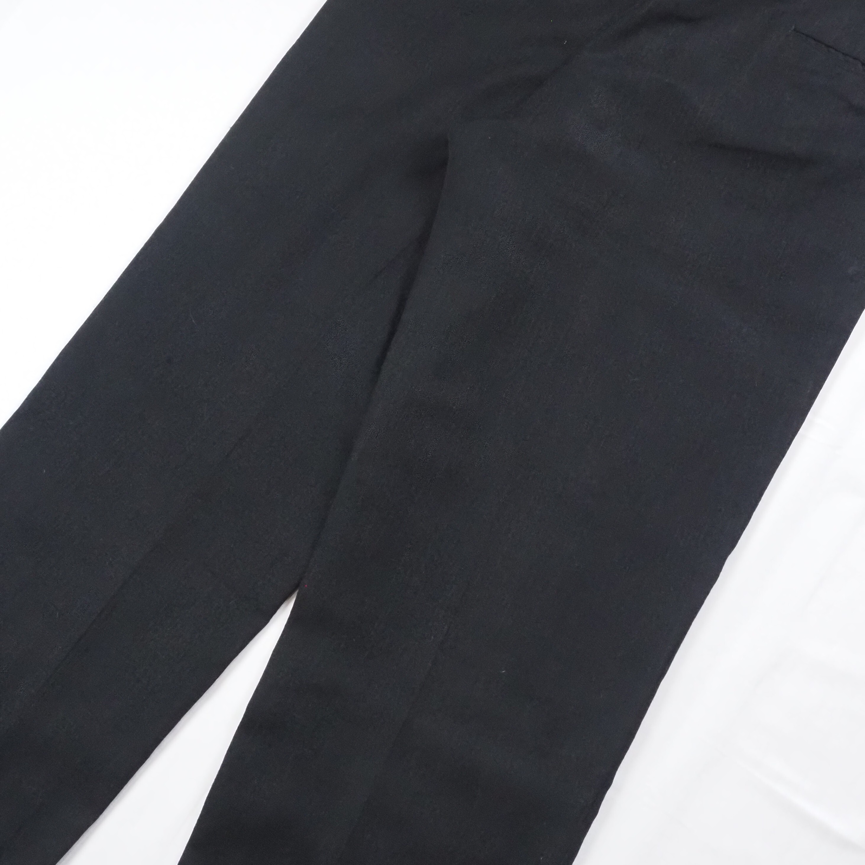 【9/23 20:00入荷】50's ウールスラックス ブラック アルミジップ の画像 14