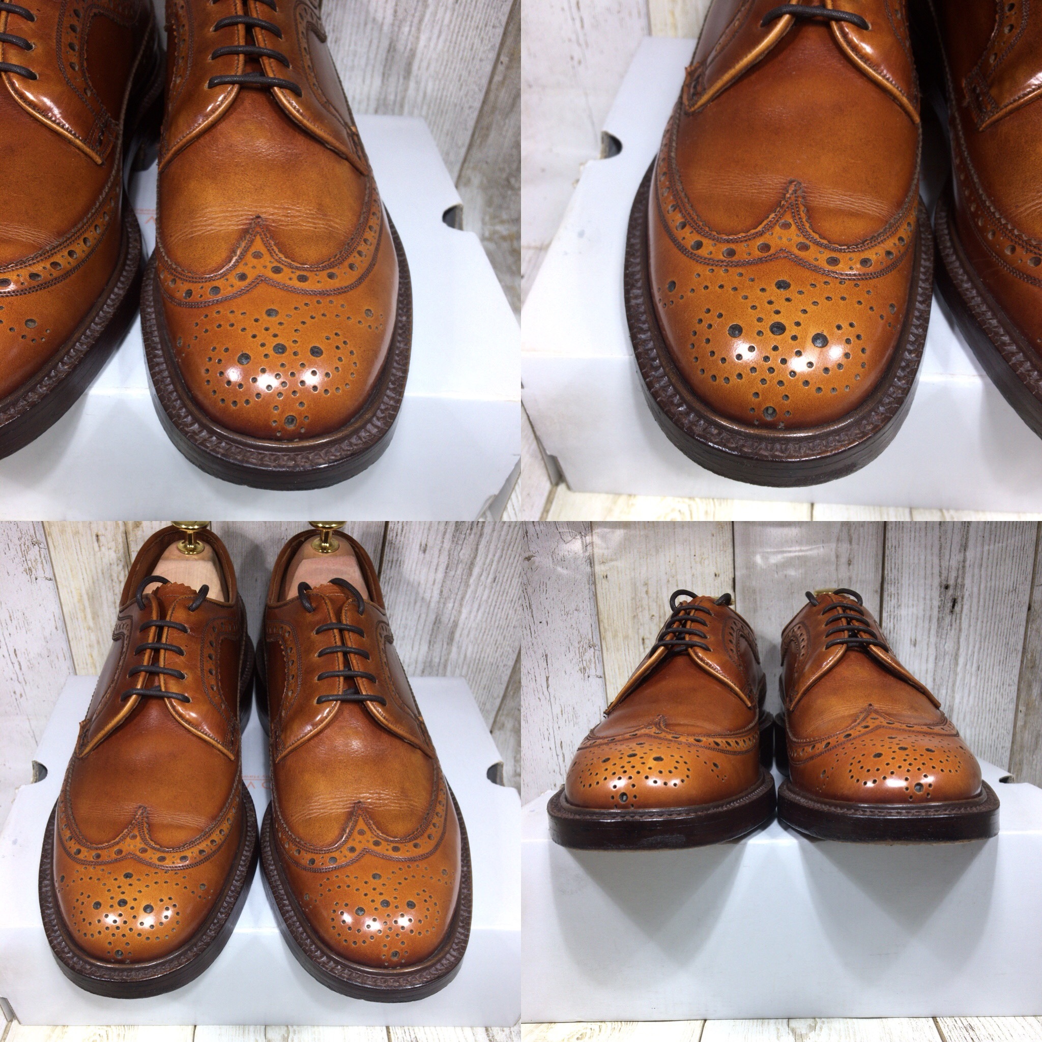 Barker バーカー フルブローグ UK7 25.5cm | 中古靴・革靴・ブーツ通販専門店 DafsMart ダフスマート Online Shop