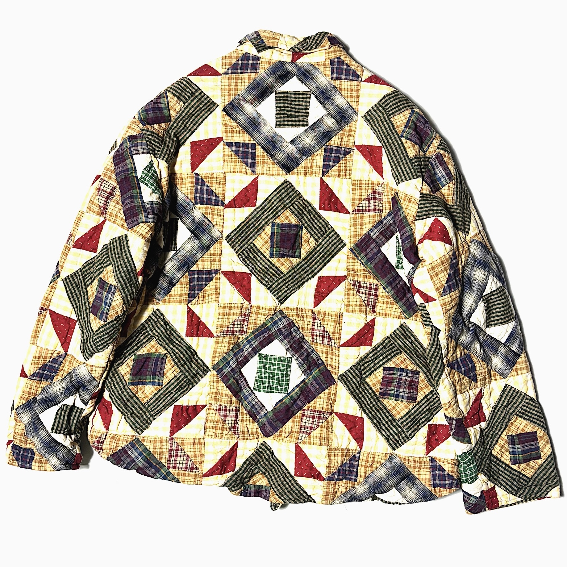 Vintage 80〜90's【Patch Magic】Reversible Patchwork Quilting Jacket の画像 2
