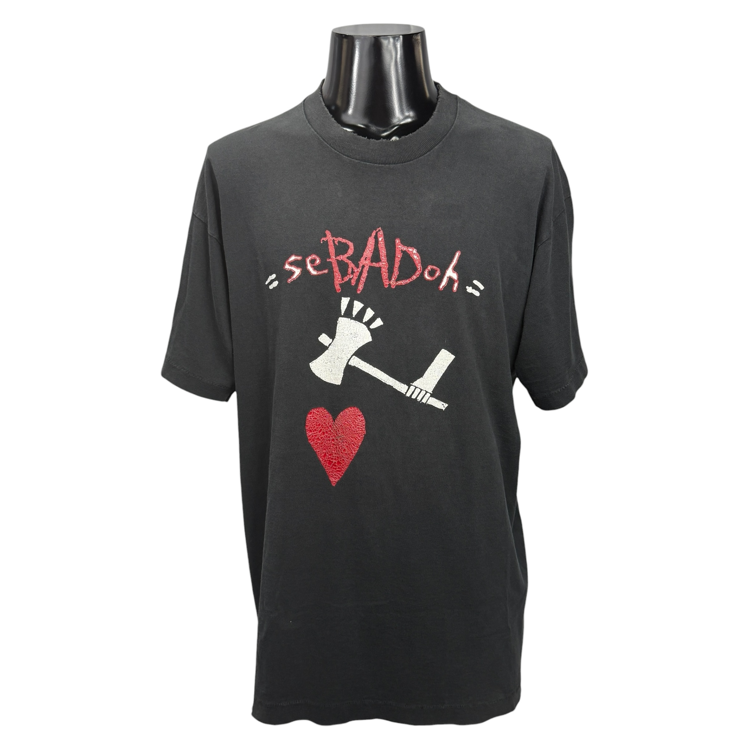【SEBADOH】セバドー “More science for more science. high” 90’s Vintage Tシャツ
