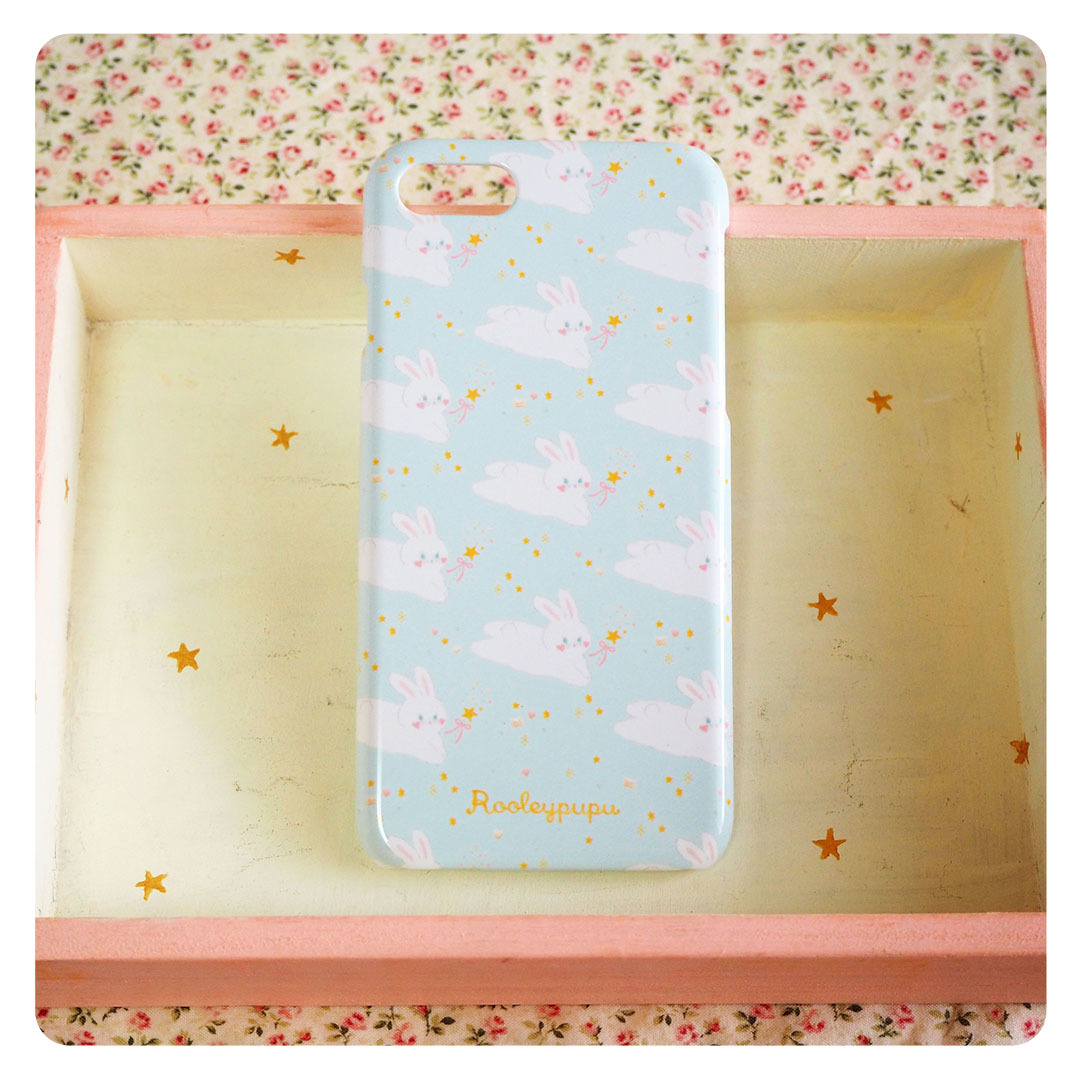 うさぎキラキラドリーム スマホハードケース For Iphone Android Rooleypupu ルーリーププ うさぎキラキラドリーム スマホハードケース For Iphone Android Rooleypupu ルーリーププ