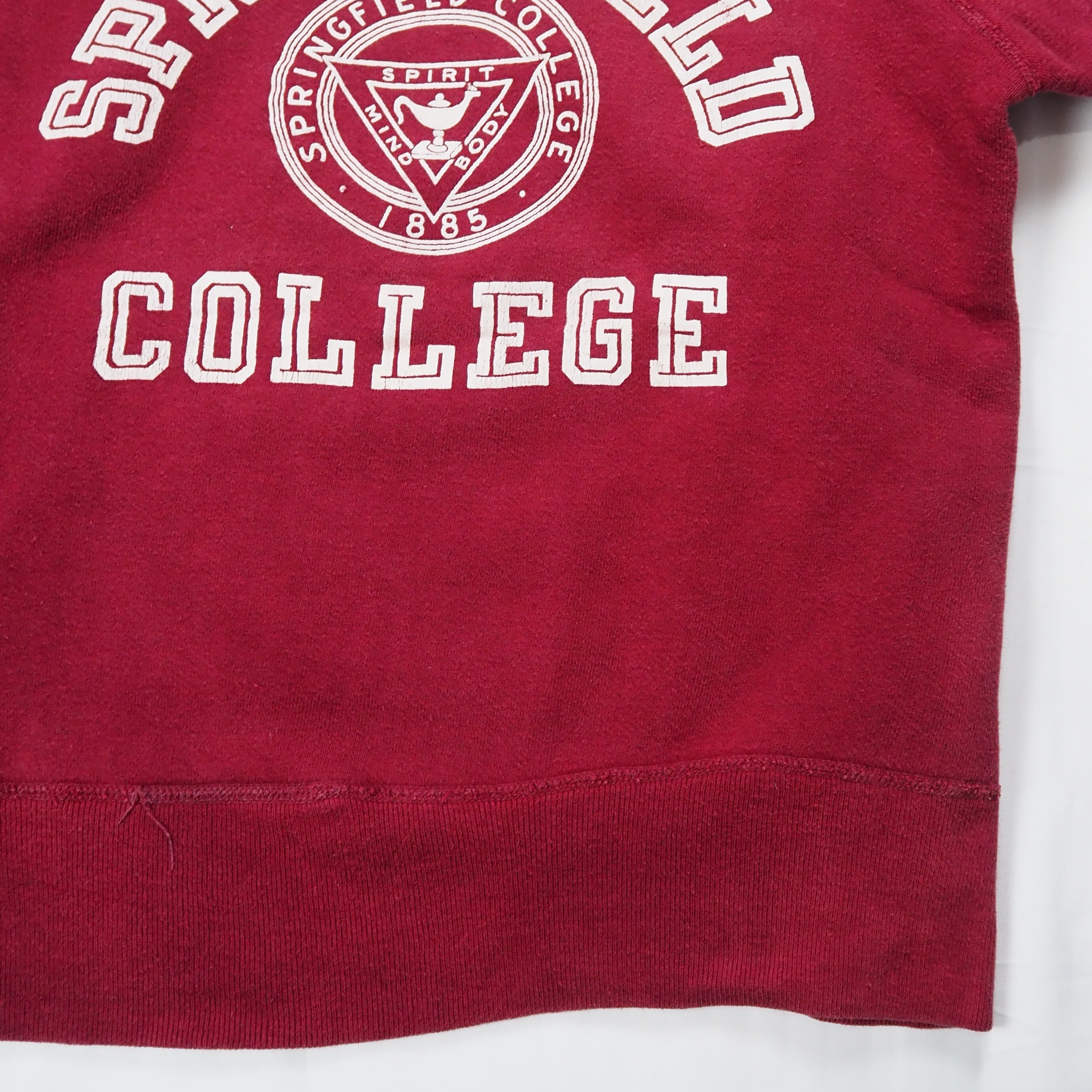 【9/23 20:00入荷】60's Champion ランタグ カレッジスウェット ワインレッド の画像 6