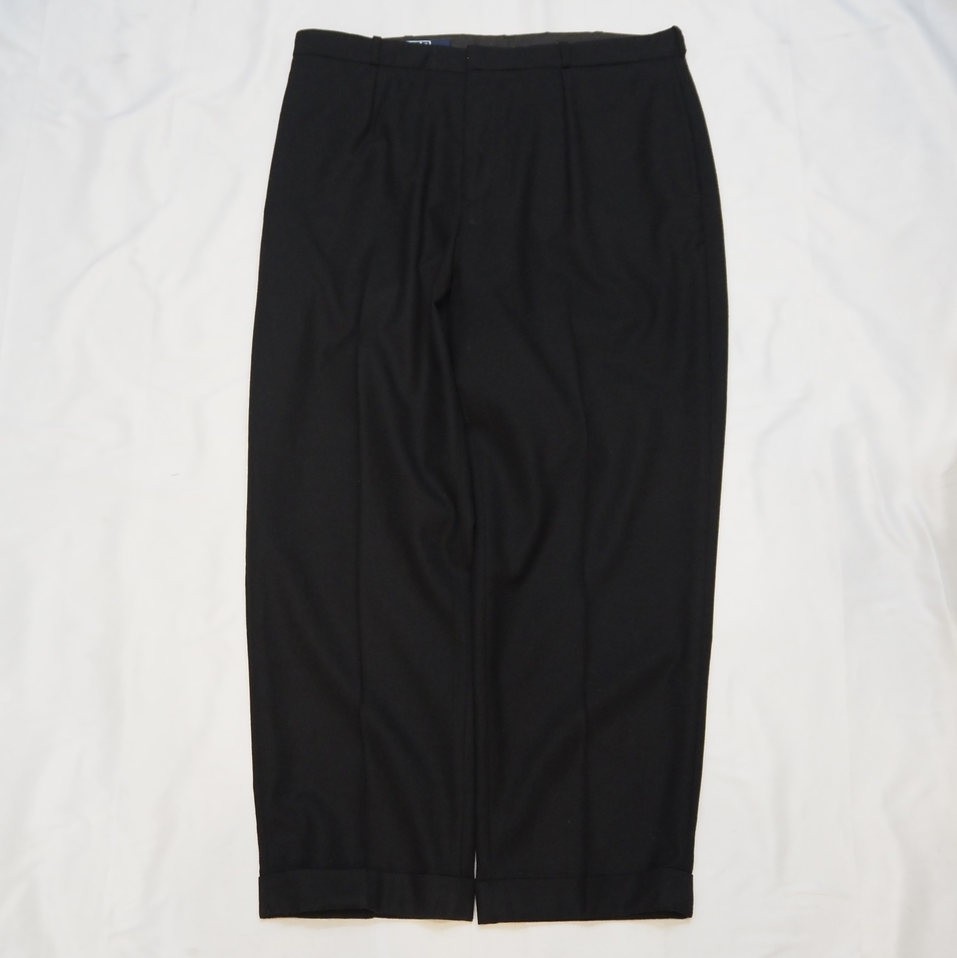90’s Ralph Lauren Wool Slacks “Black” の画像 2