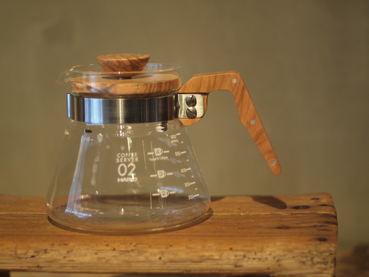 Hario コーヒーサーバー600 オリーブウッド Mount Coffee Online Store
