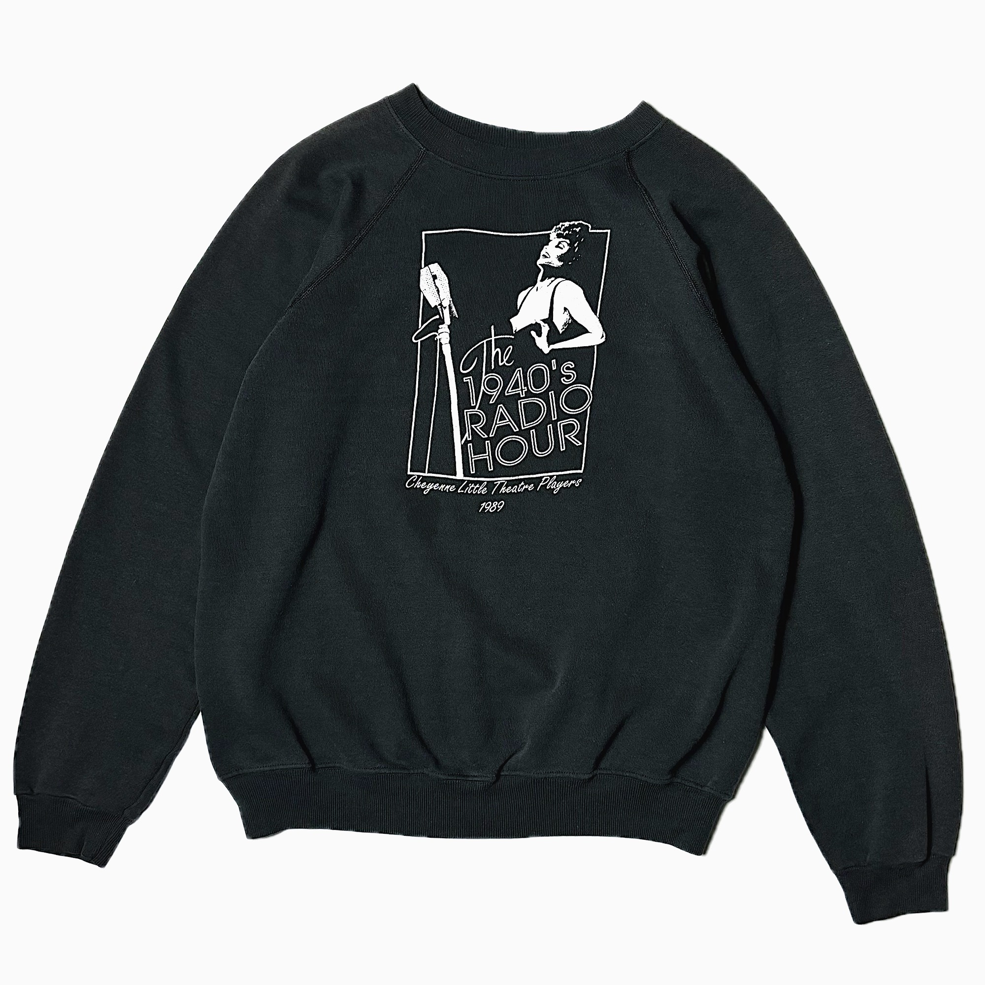 Vintage 80's【Hanes】"The 1940's RADIO HOUR" Sweat